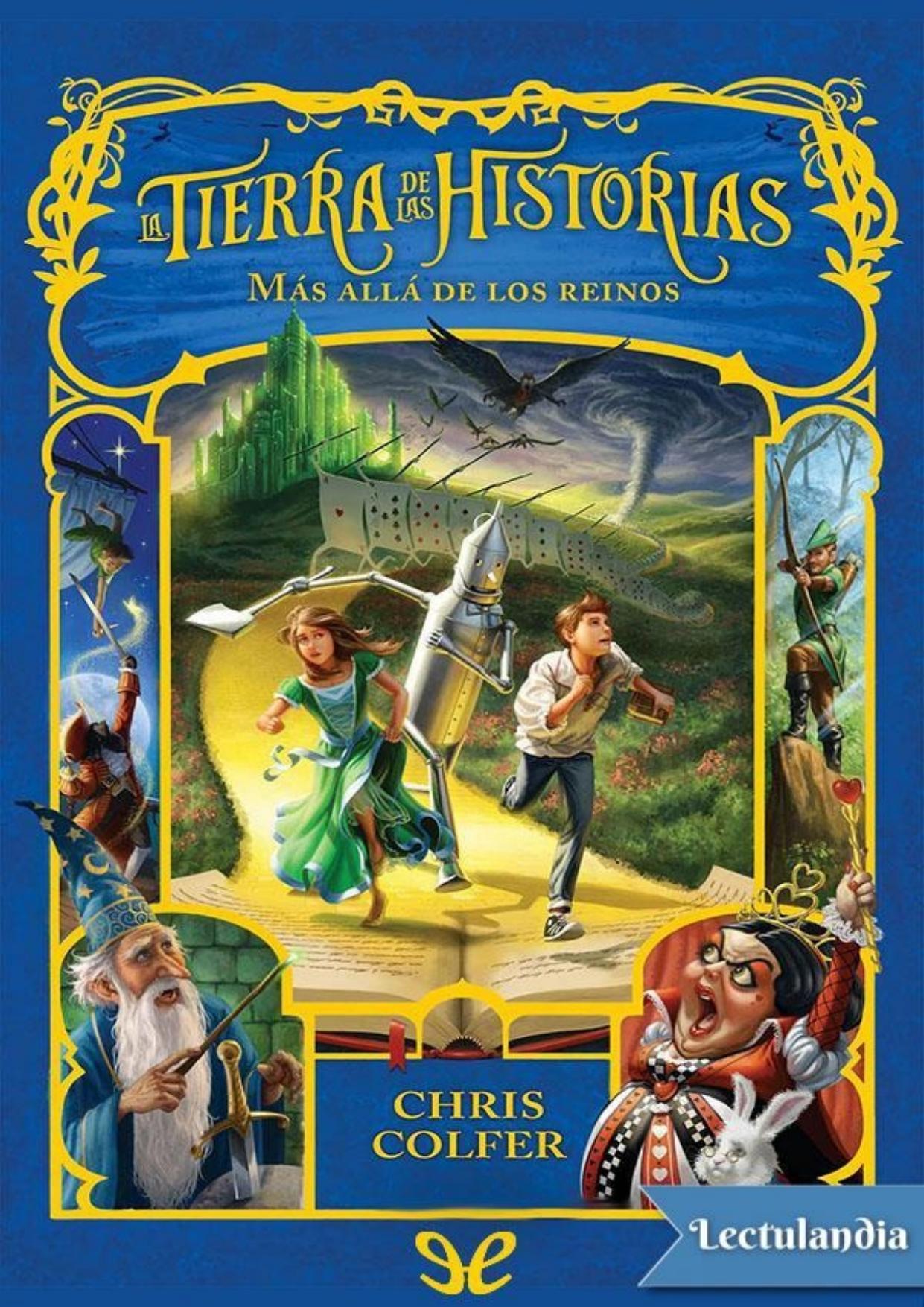 Más allá de los reinos de Chris Colfer, portada del libro