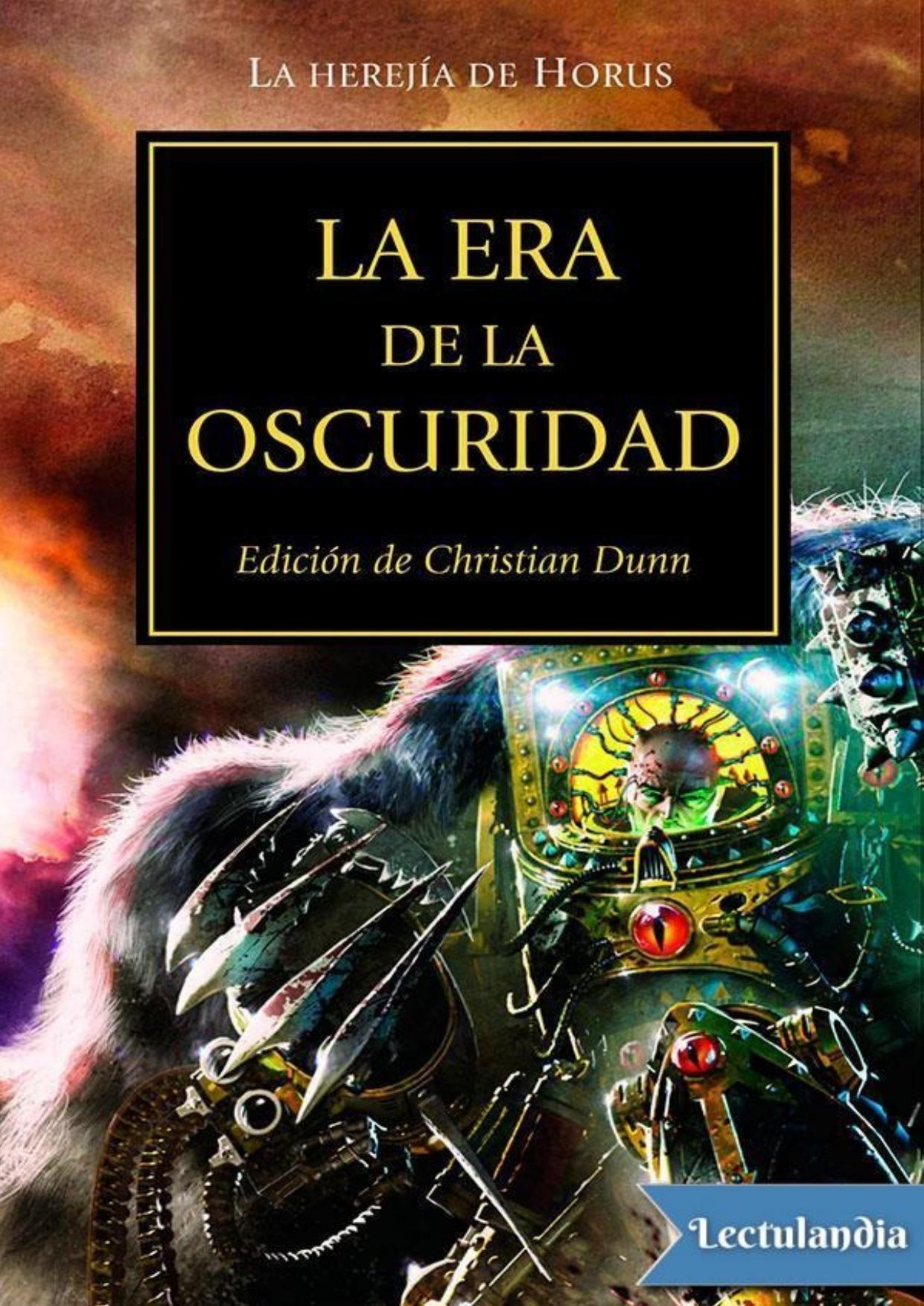 La Era de la Oscuridad de Christian Dunn, portada del libro