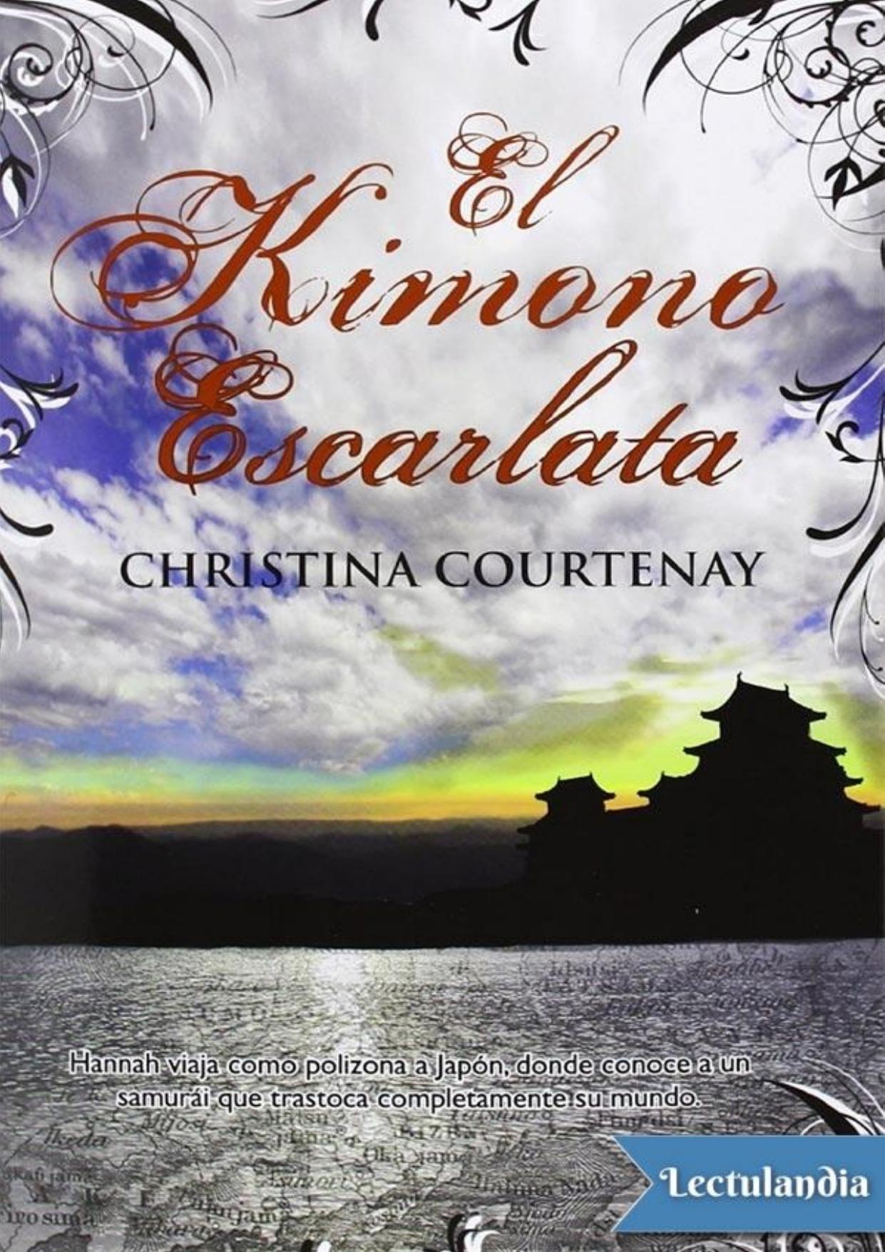 El kimono escarlata de Christina Courtenay, portada del libro
