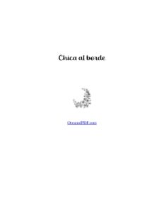 Portada de Chica al borde