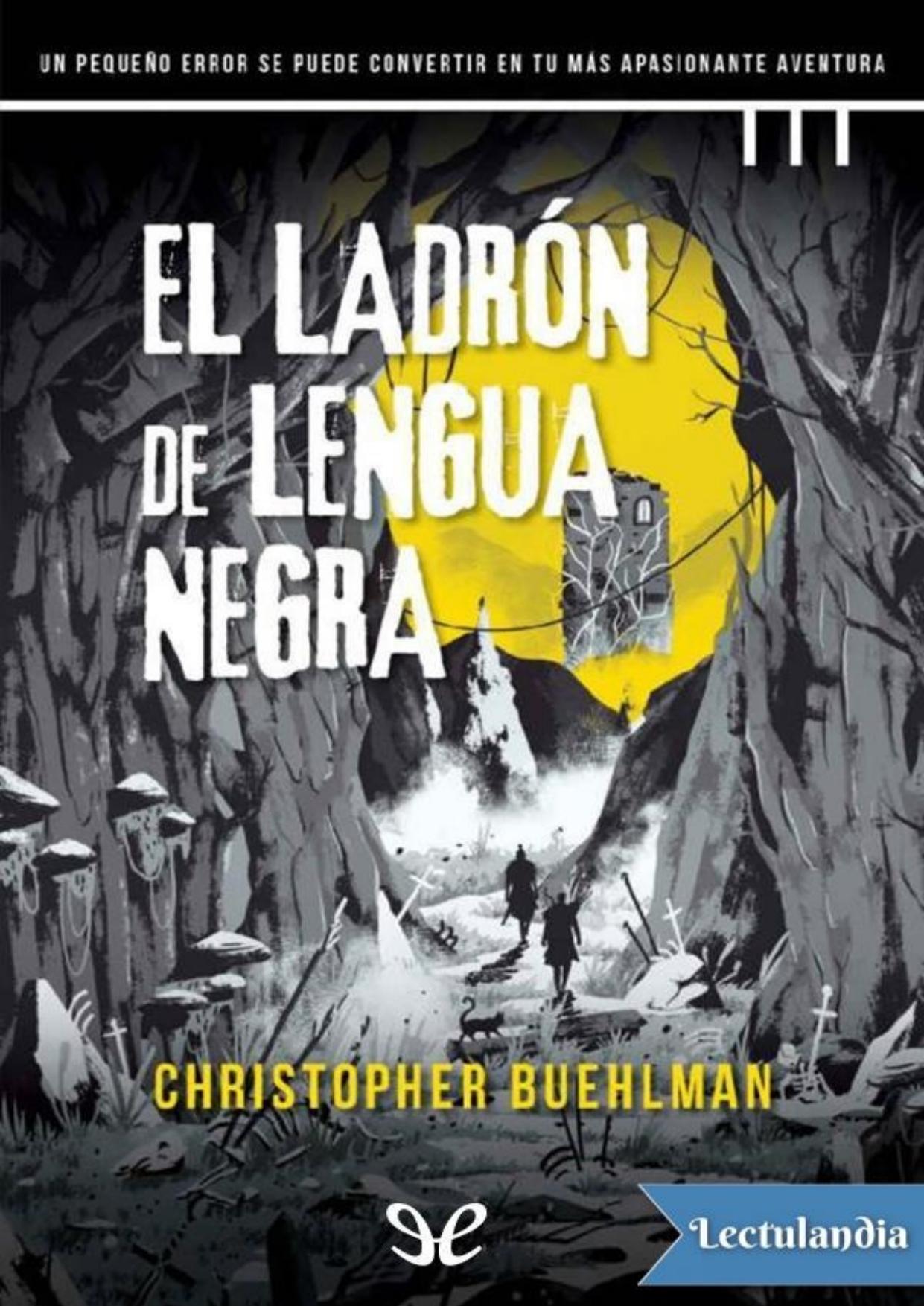 El ladrón de lengua negra de Christopher Buehlman, portada del libro