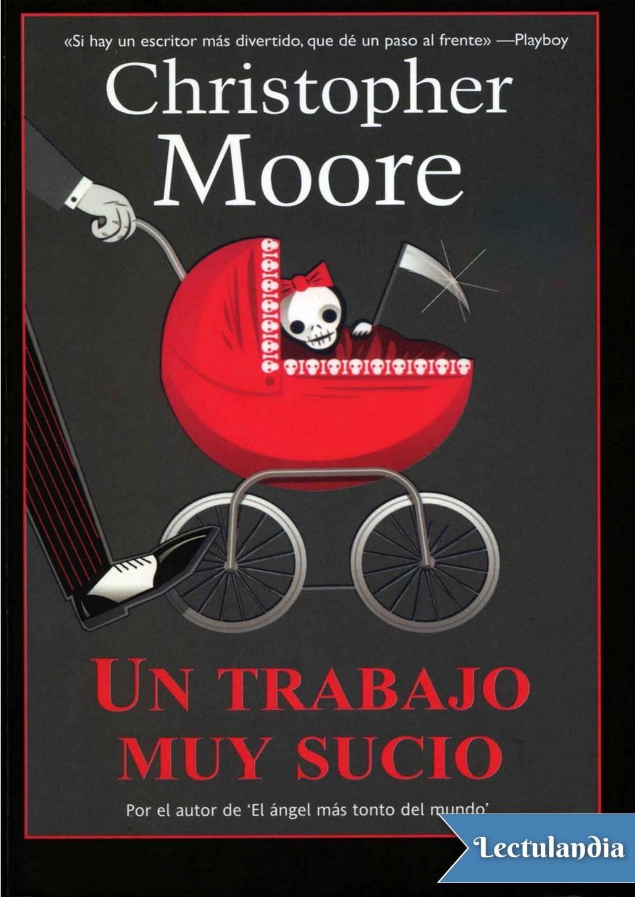 Un trabajo muy sucio de Christopher Moore, portada del libro