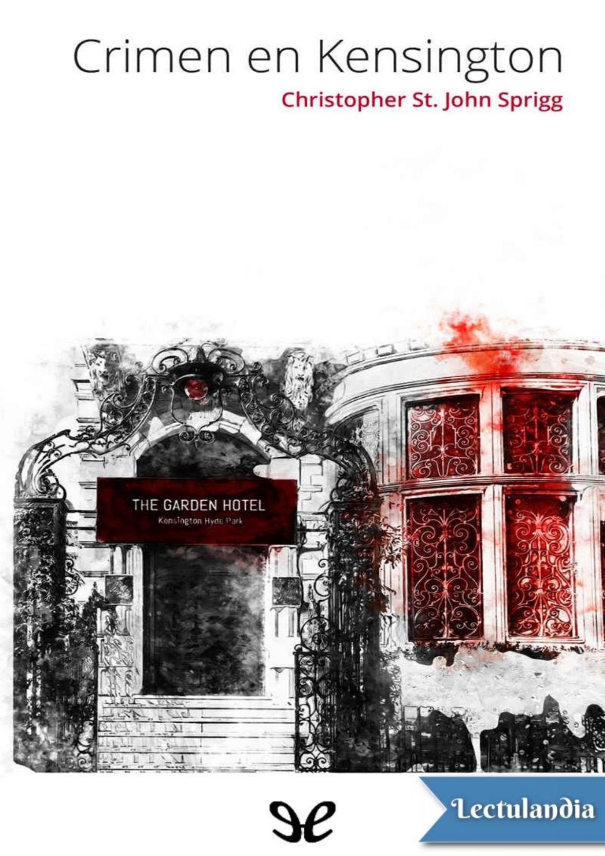 Crimen en Kensington de Christopher St. John Sprigg, portada del libro