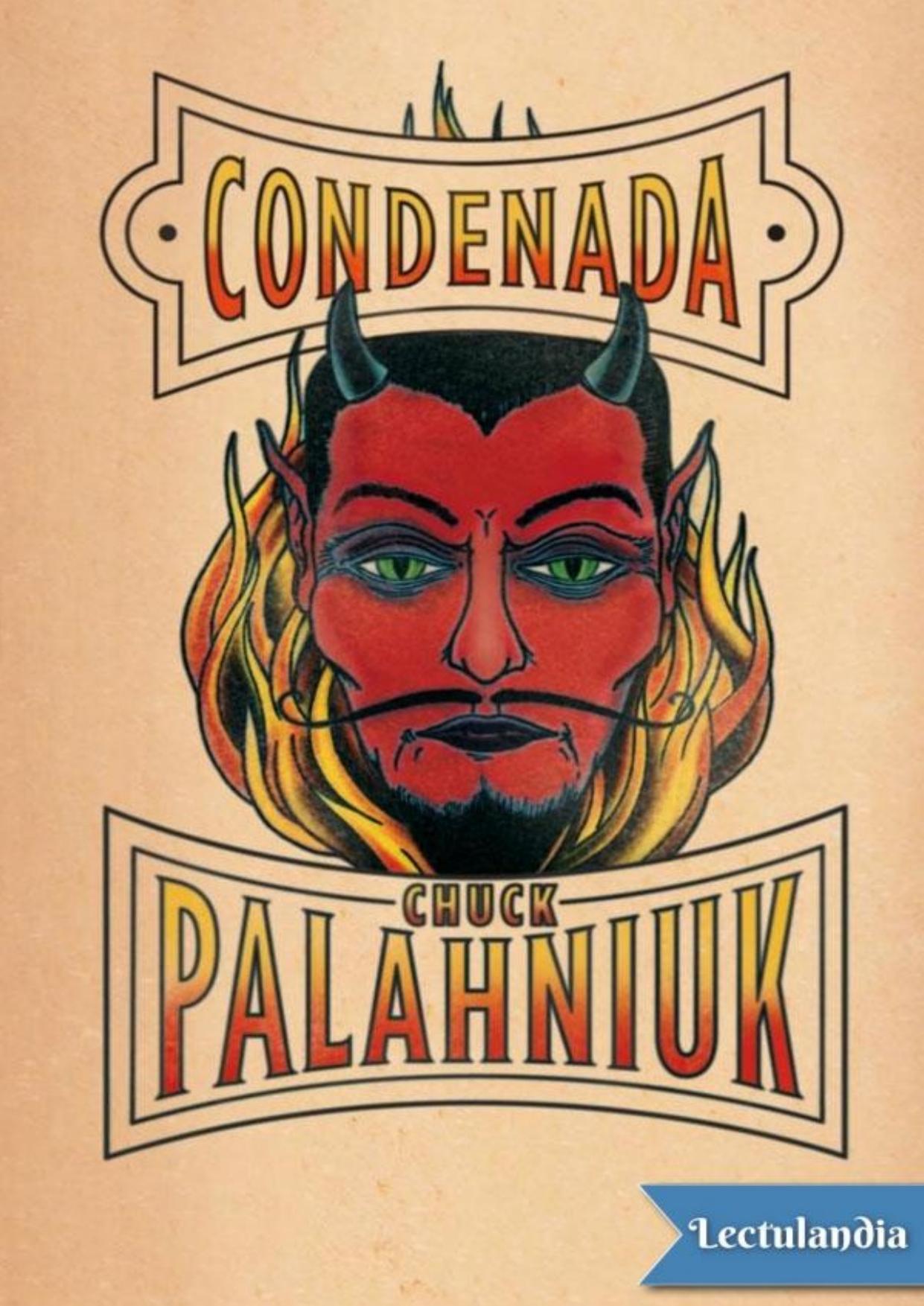 Condenada de Chuck Palahniuk, portada del libro