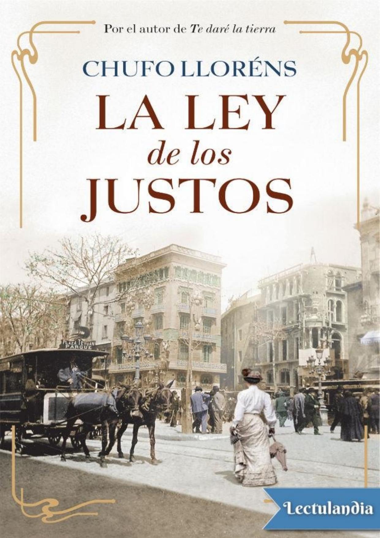 La ley de los justos de Chufo Llorens, portada del libro
