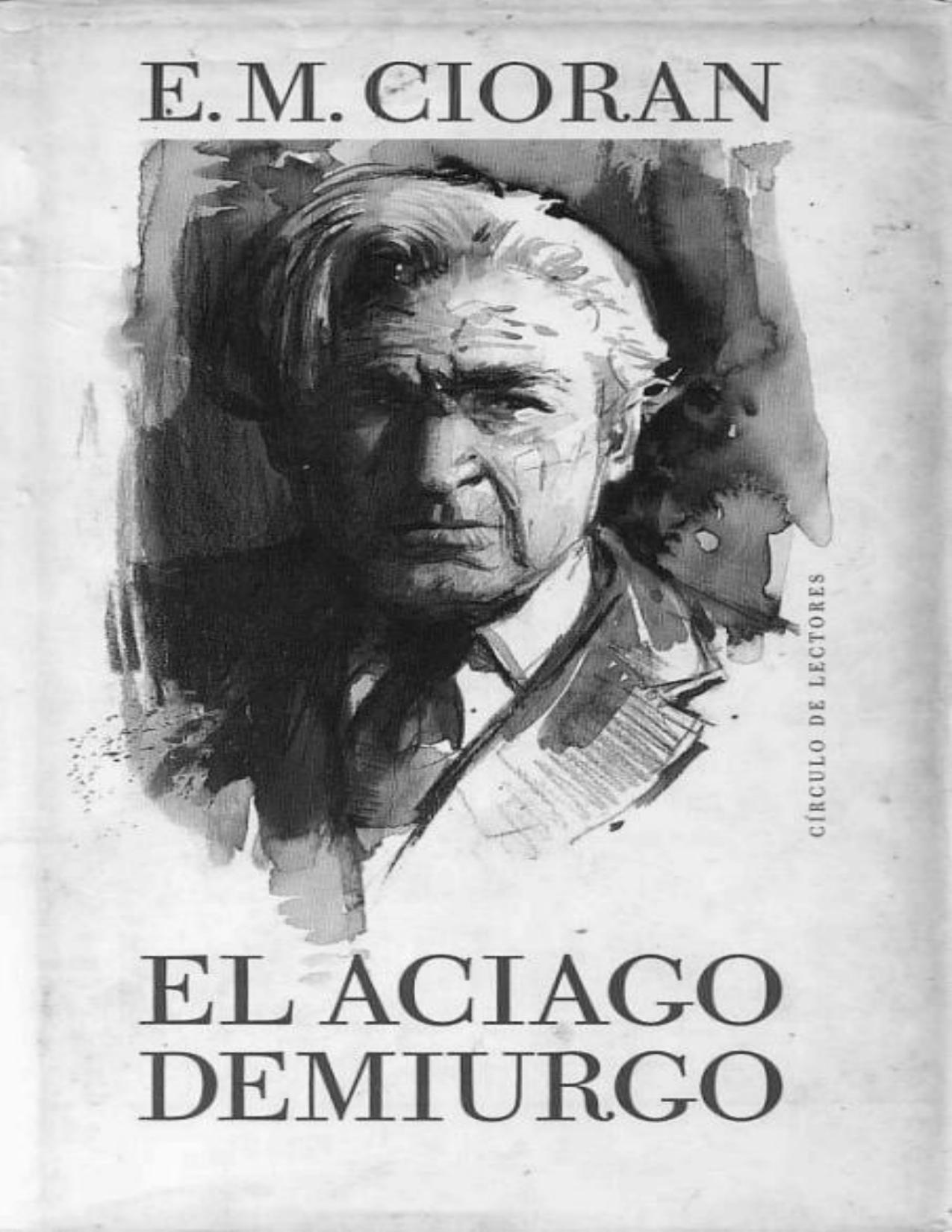 Portada de El aciago demiurgo
