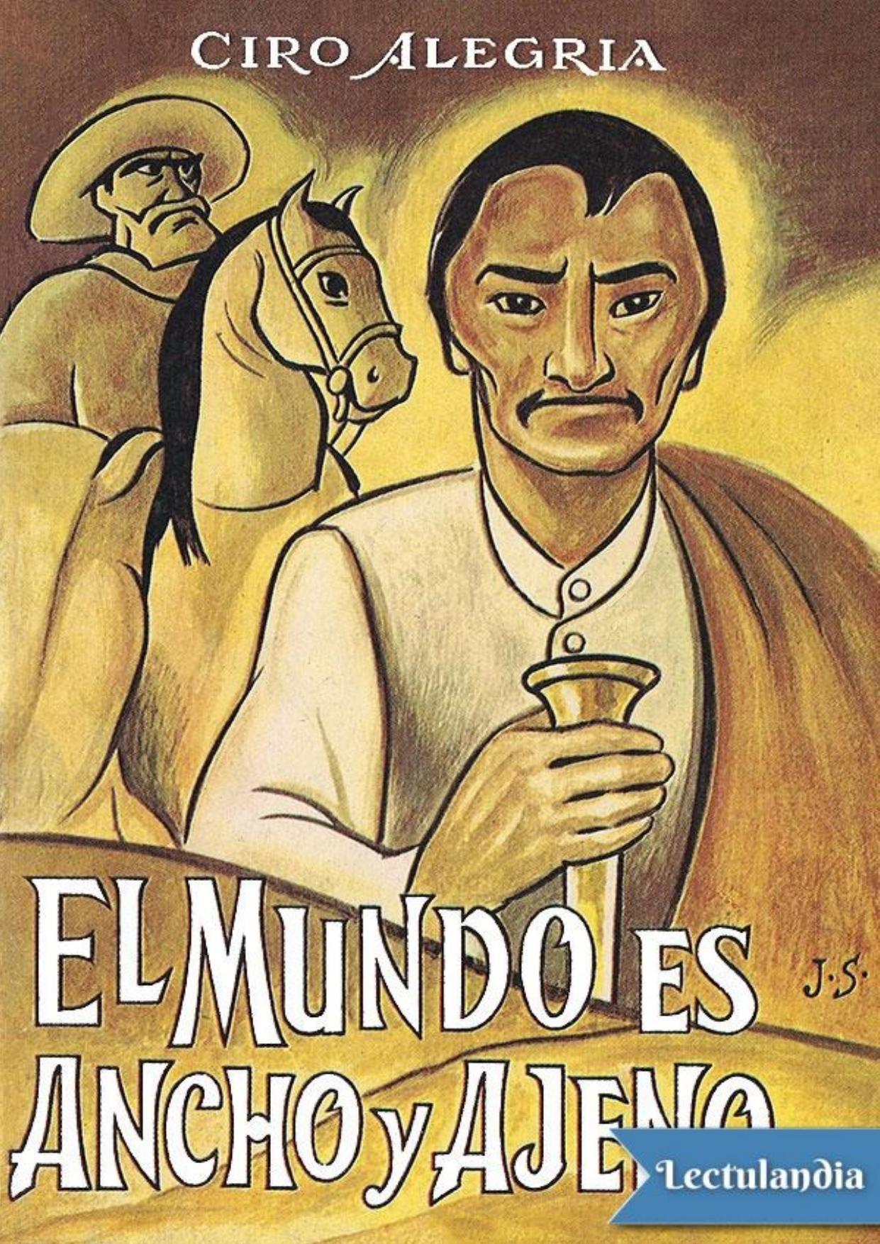 El mundo es ancho y ajeno de Ciro Alegría, portada del libro