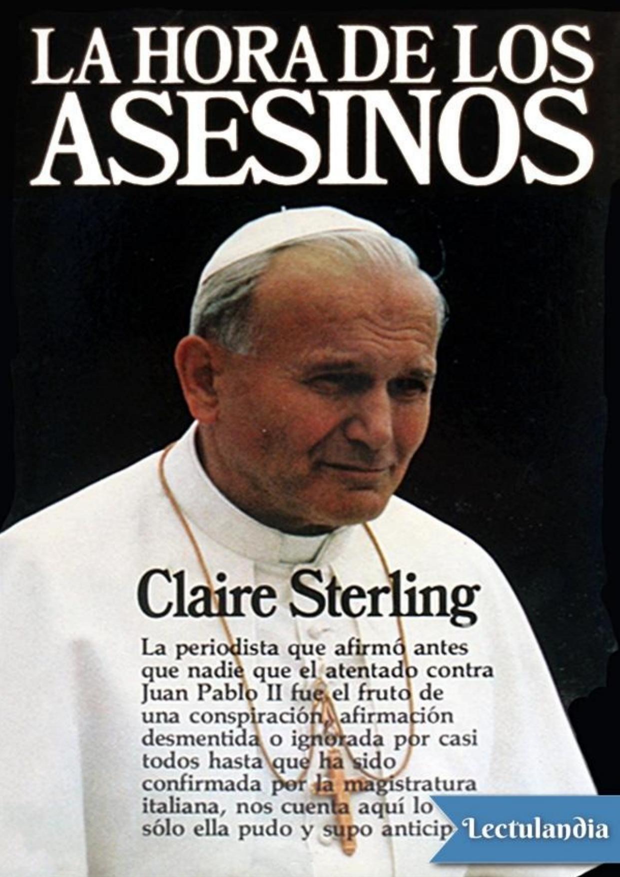 La hora de los asesinos de Claire Sterling, portada del libro