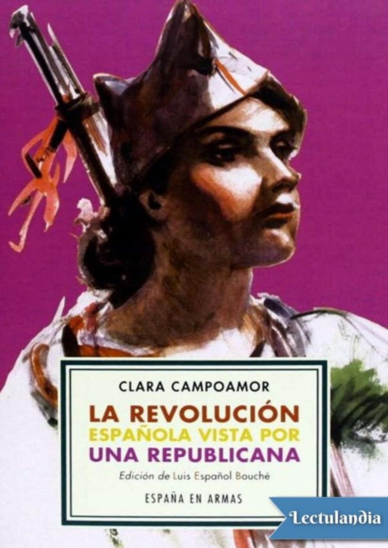 La revolución española vista por una republicana de Clara Campoamor, portada del libro