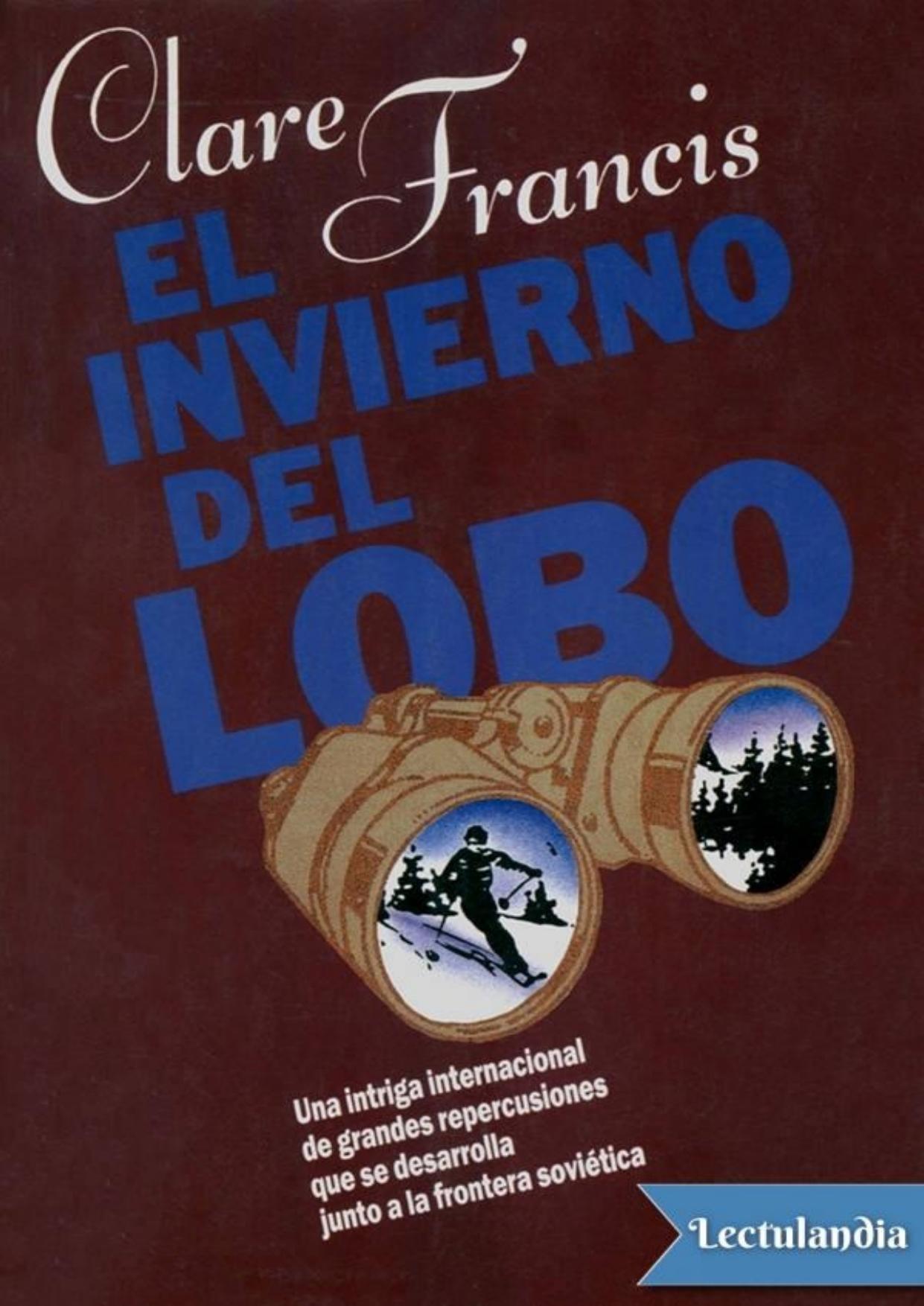 El invierno del lobo de Clare Francis, portada del libro