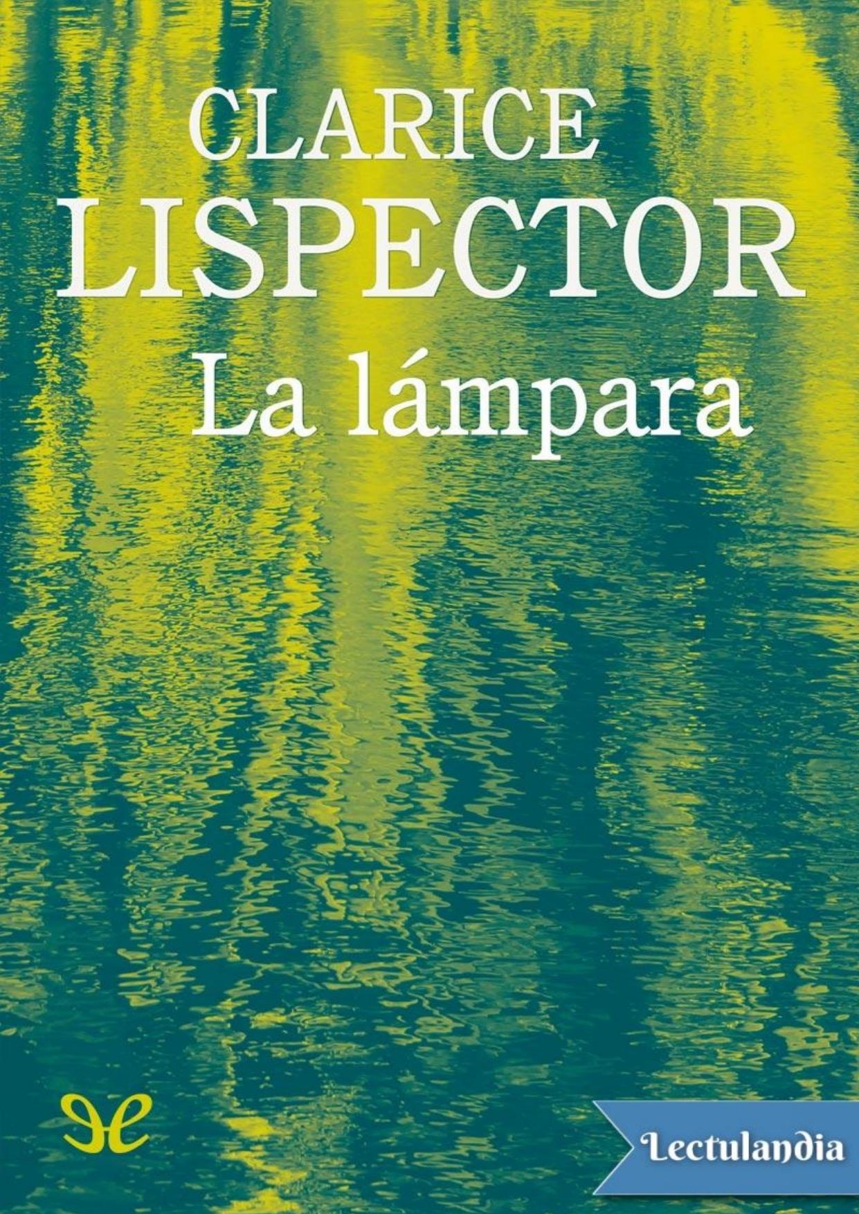 La lámpara de Clarice Lispector, portada del libro