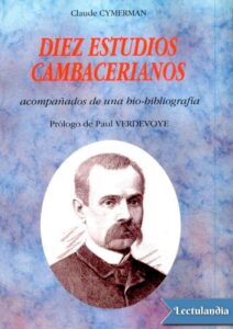 Portada de Diez estudios cambacerianos