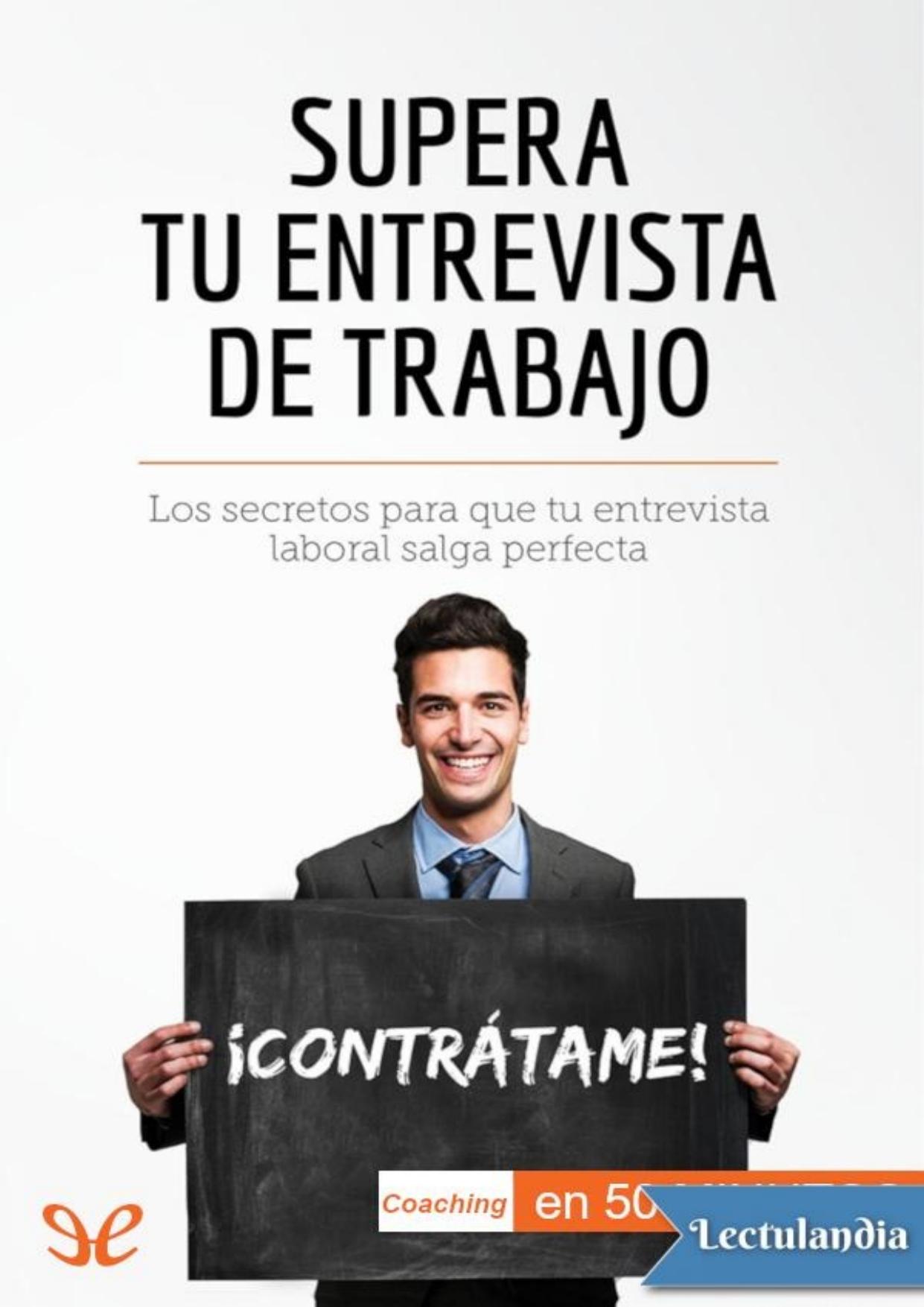 Supera tu entrevista de trabajo de Claude Matoux, portada del libro