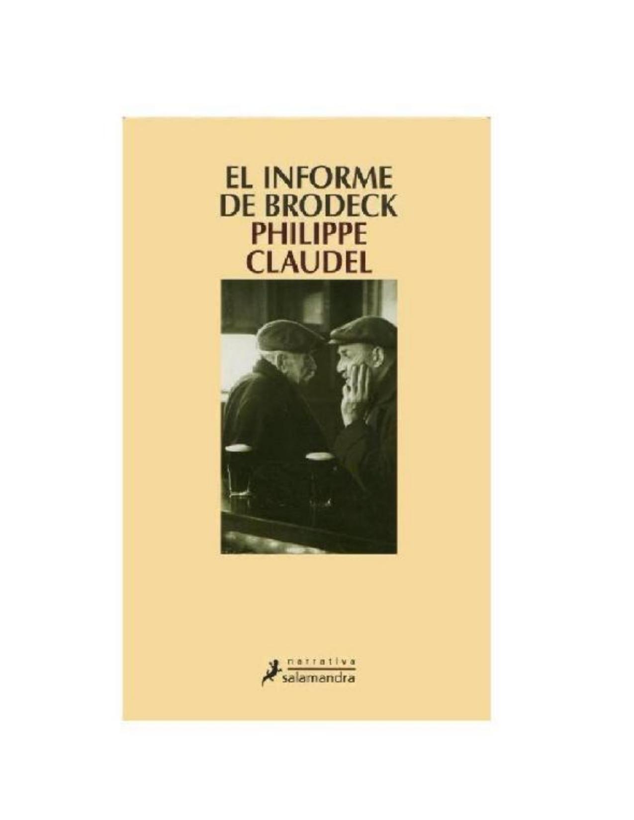 Portada de EL INFORME DE BRODECK