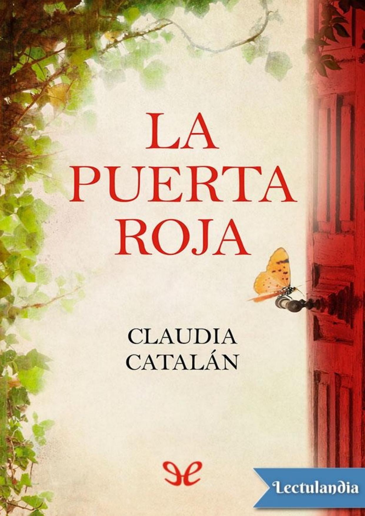 La puerta roja de Claudia Catalán, portada del libro
