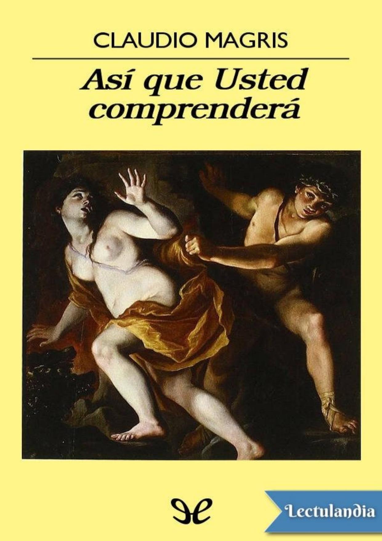 Así que Usted comprenderá de Claudio Magris, portada del libro