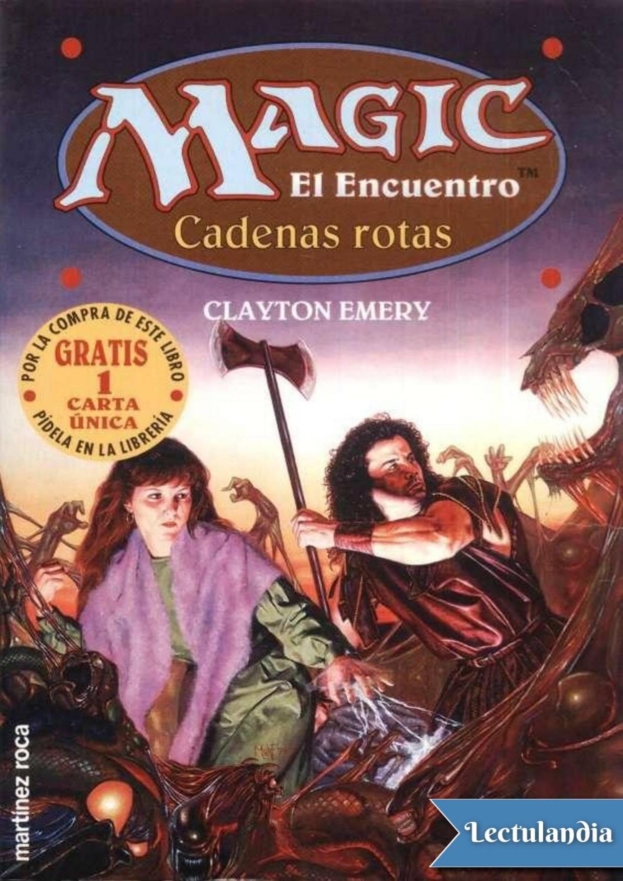 Cadenas rotas de Clayton Emery, portada del libro