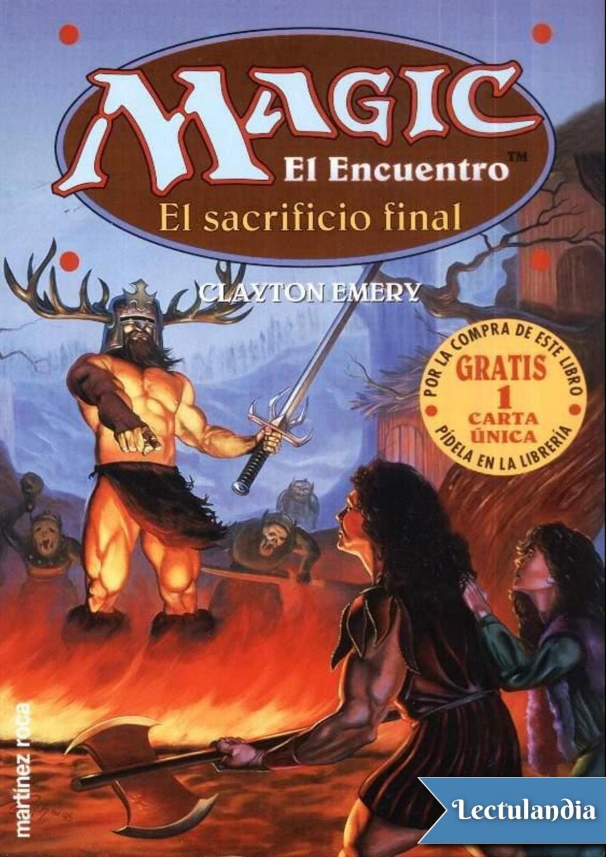 El sacrificio final de Clayton Emery, portada del libro