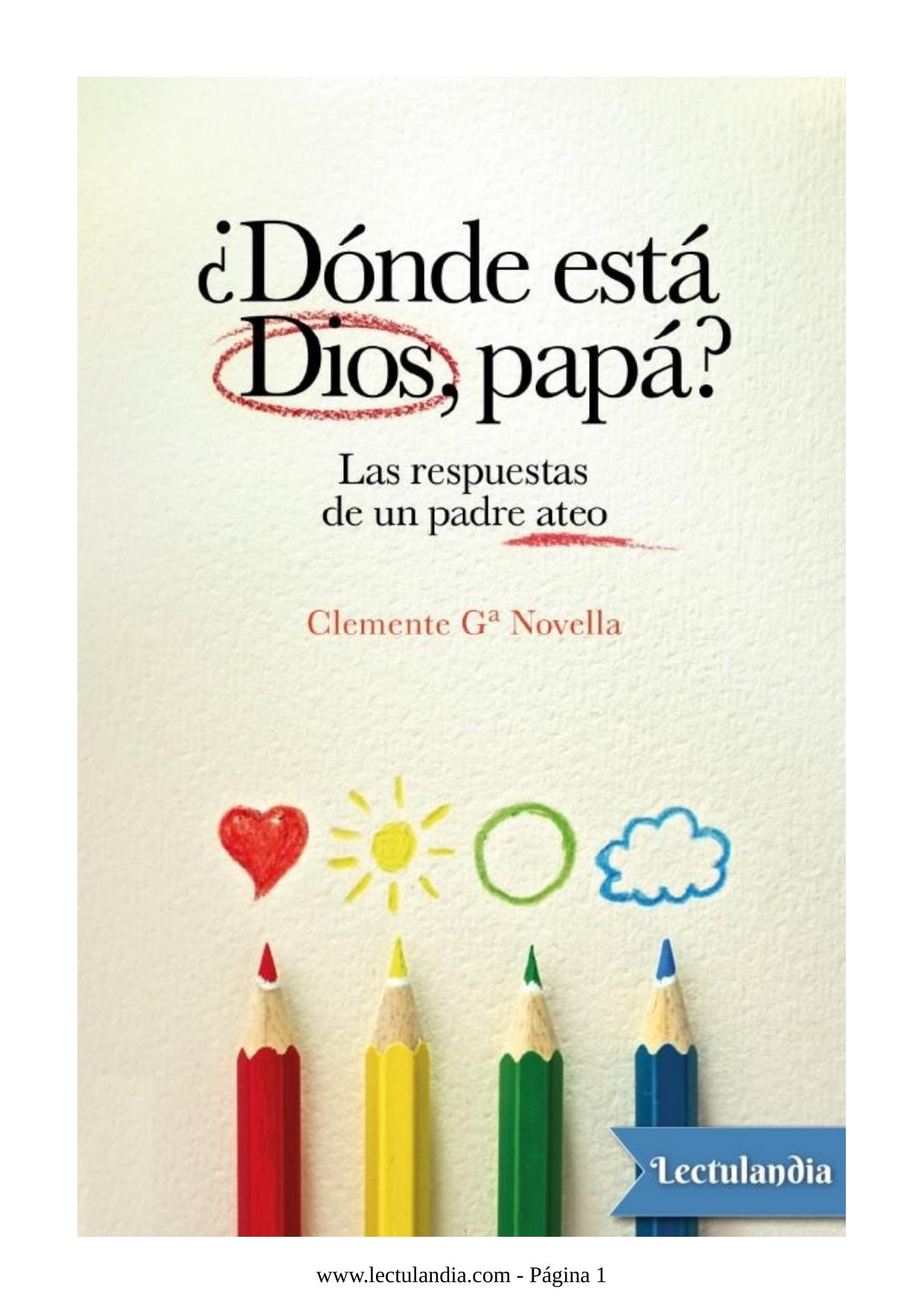 ¿Dónde está Dios, papá? de Clemente García Novella, portada del libro