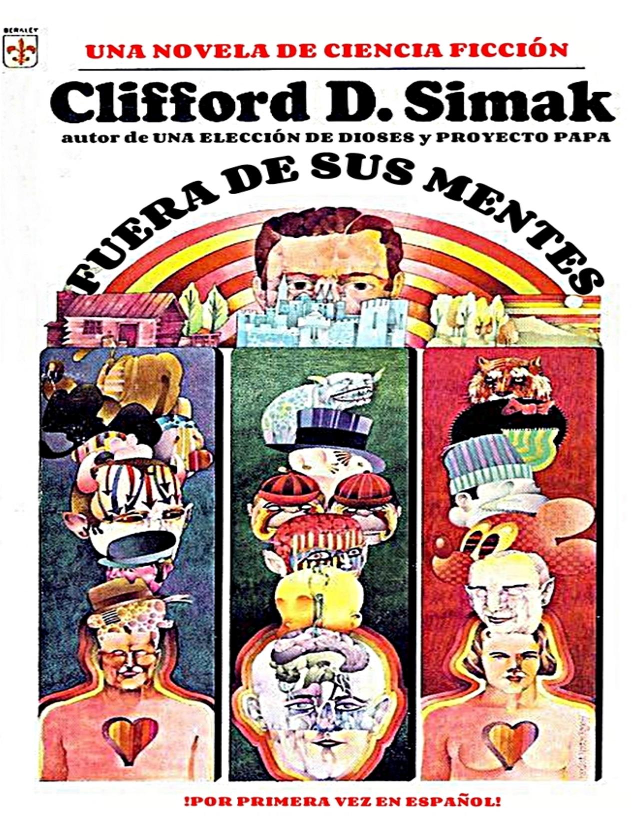 Fuera de sus Mentes de Clifford D. Simak, portada del libro