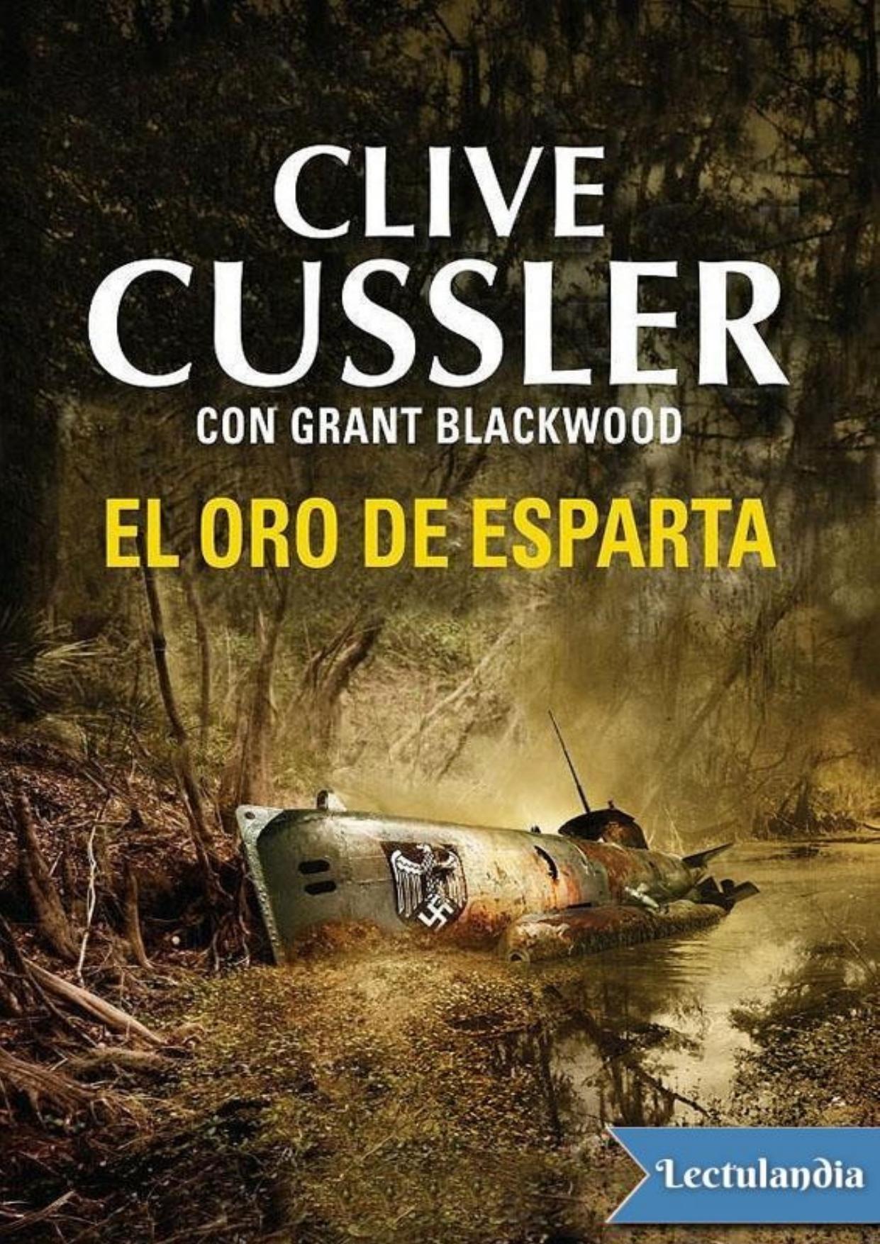 El oro de Esparta de Clive Cussler con Grant Blackwood, portada del libro