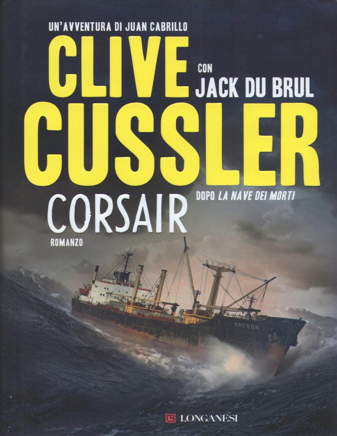 Corsair de Jack Du Brul Clive Cussler, portada del libro