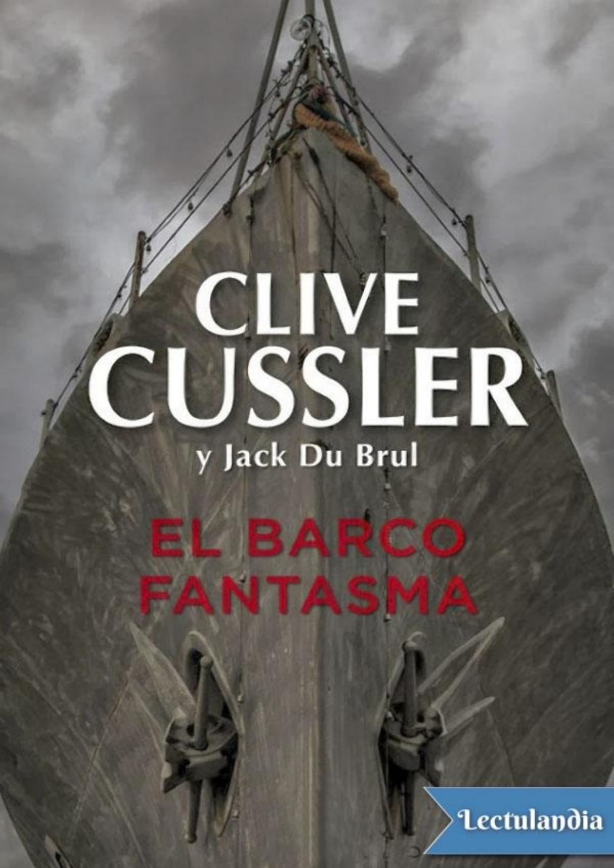 El barco fantasma de Clive Cussler, portada del libro