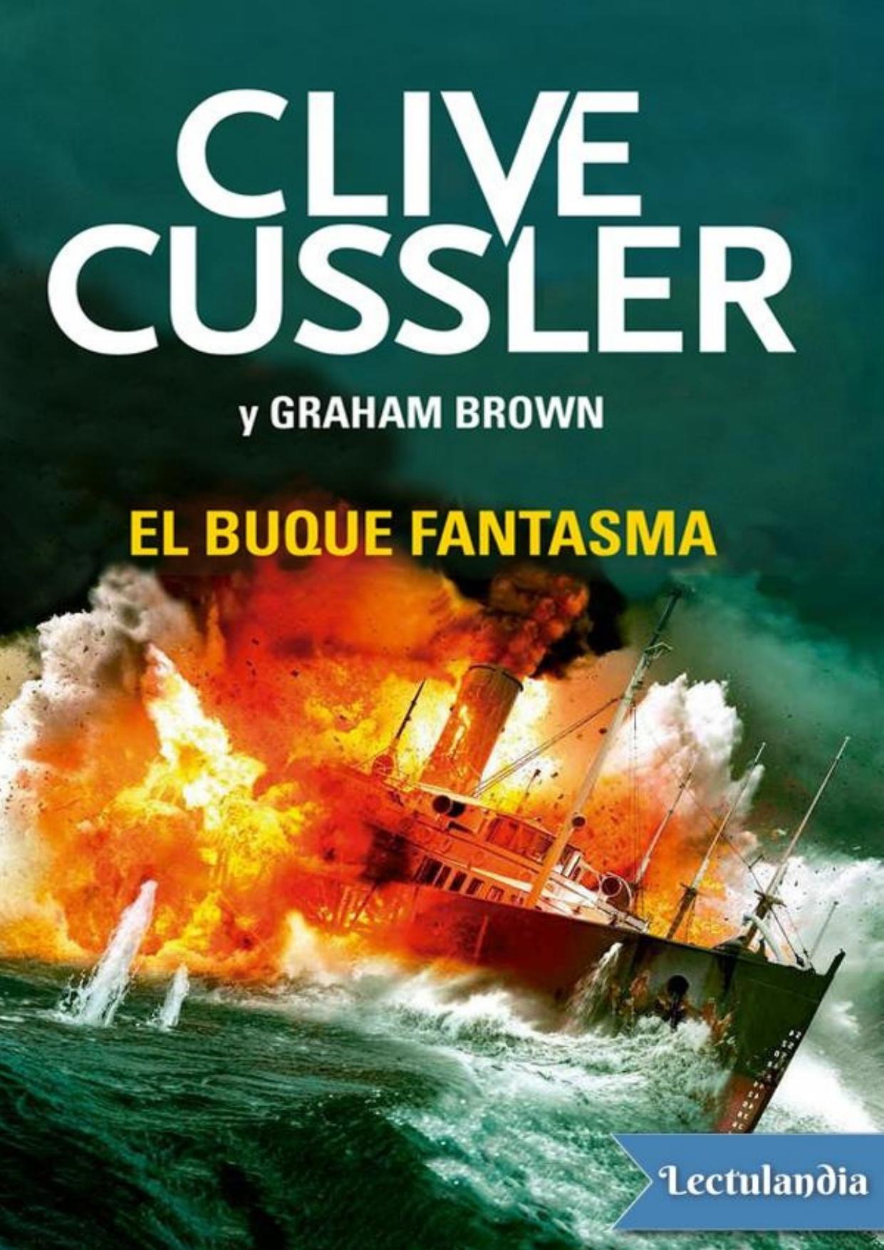 El buque fantasma de Clive Cussler, portada del libro
