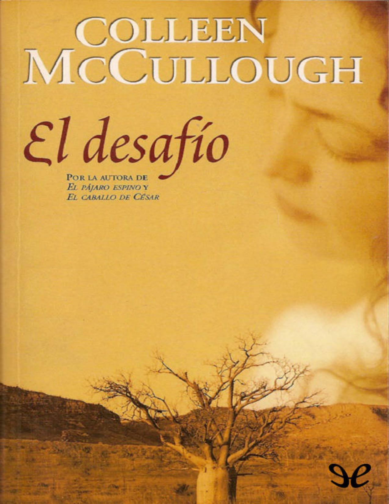 El desafío de Colleen McCullough, portada del libro