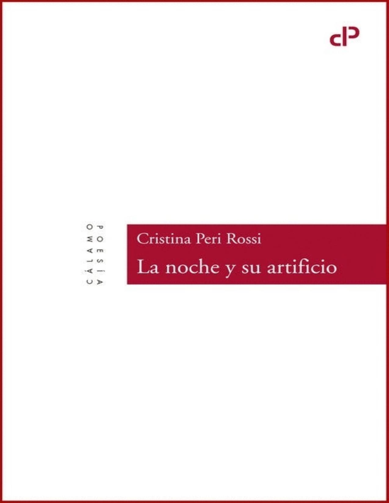 La noche y su artificio de Cristina Peri Rossi, portada del libro