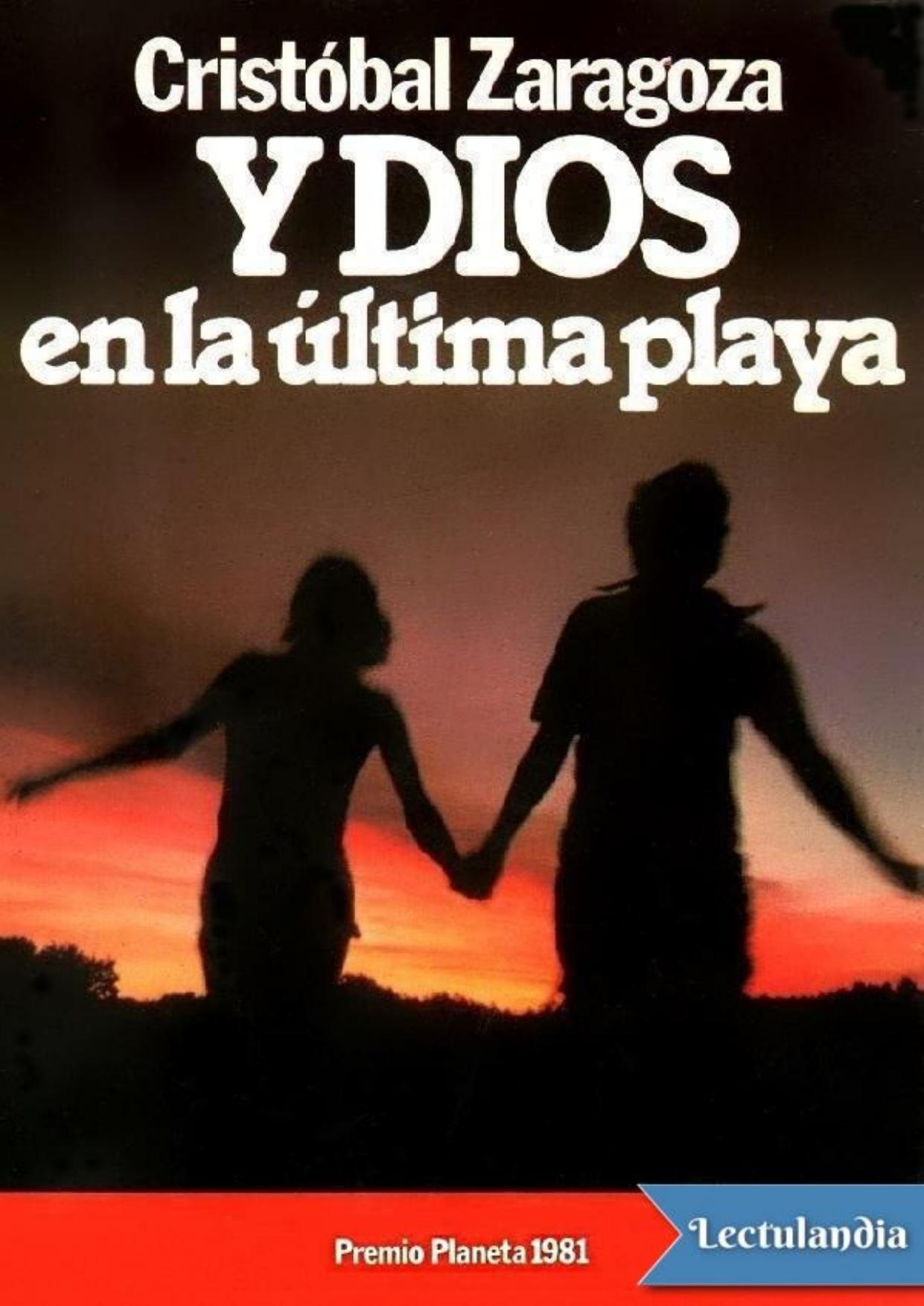 Y Dios en la última playa de Cristobal Zaragoza, portada del libro