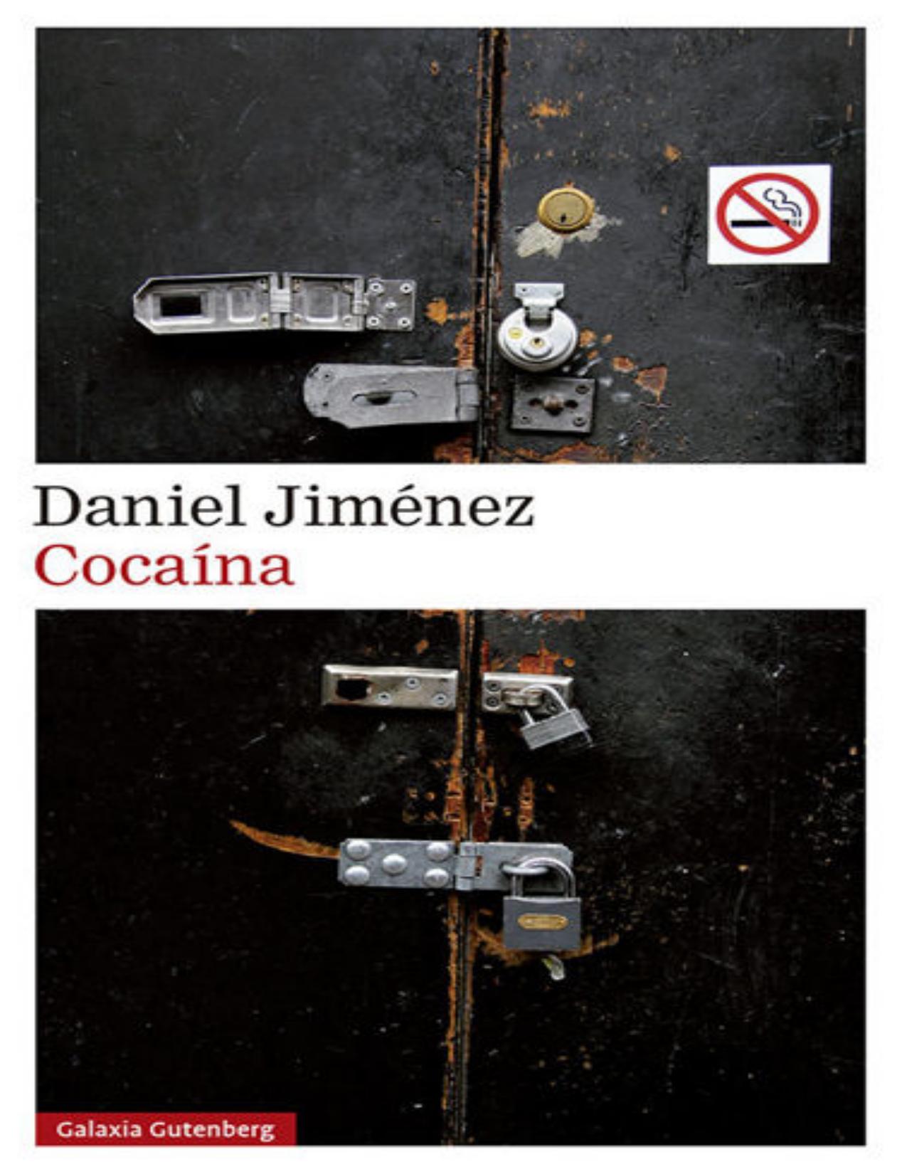 Cocaína de Daniel Jimenez, portada del libro