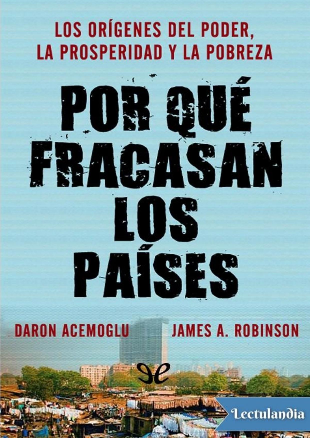 Por qué fracasan los países de Daron Acemoglu, portada del libro