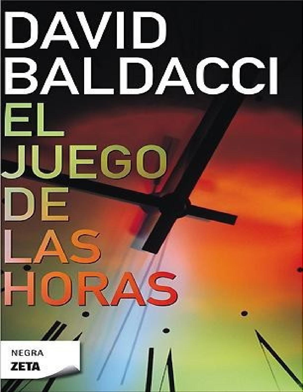 El juego de las horas de David Baldacci, portada del libro