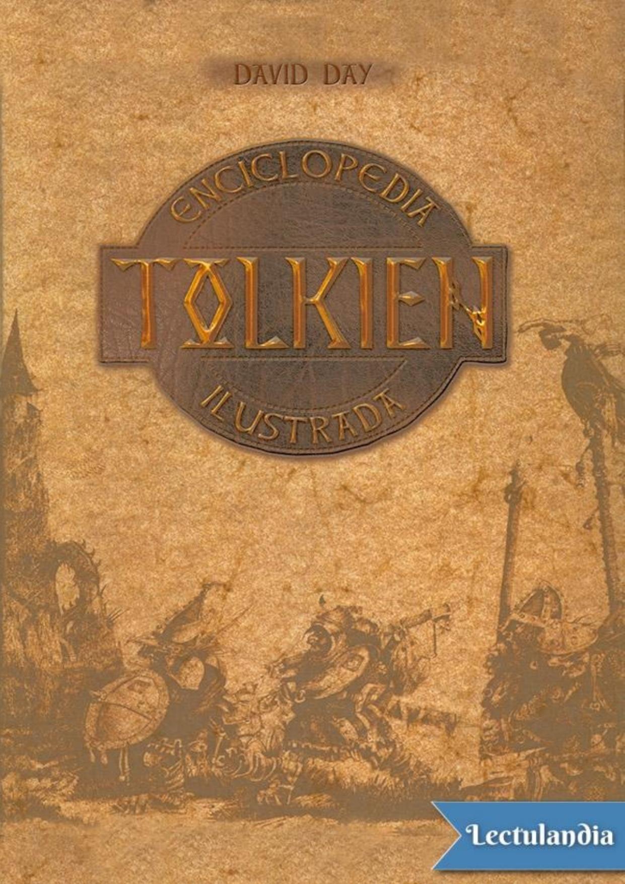 Tolkien: Enciclopedia ilustrada de David Day, portada del libro