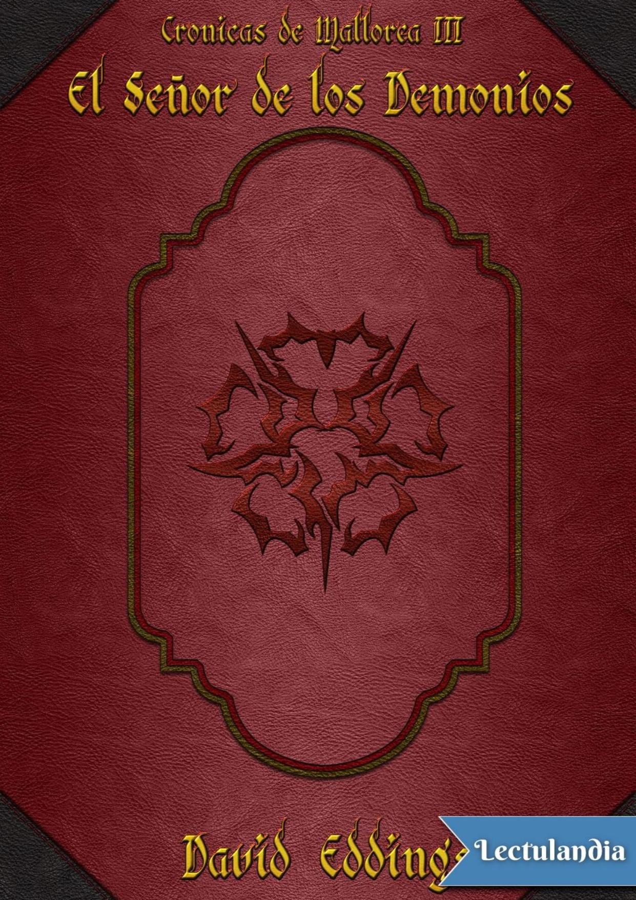 El señor de los demonios de David Eddings, portada del libro