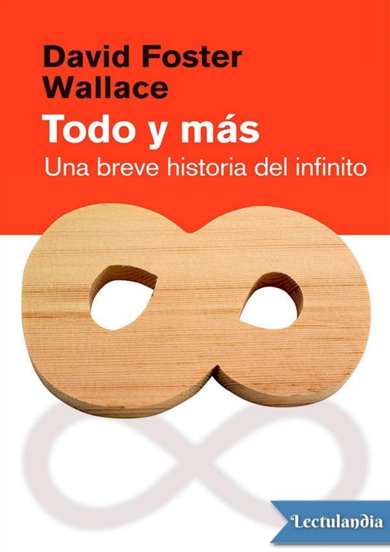 Todo y más de David Foster Wallace, portada del libro