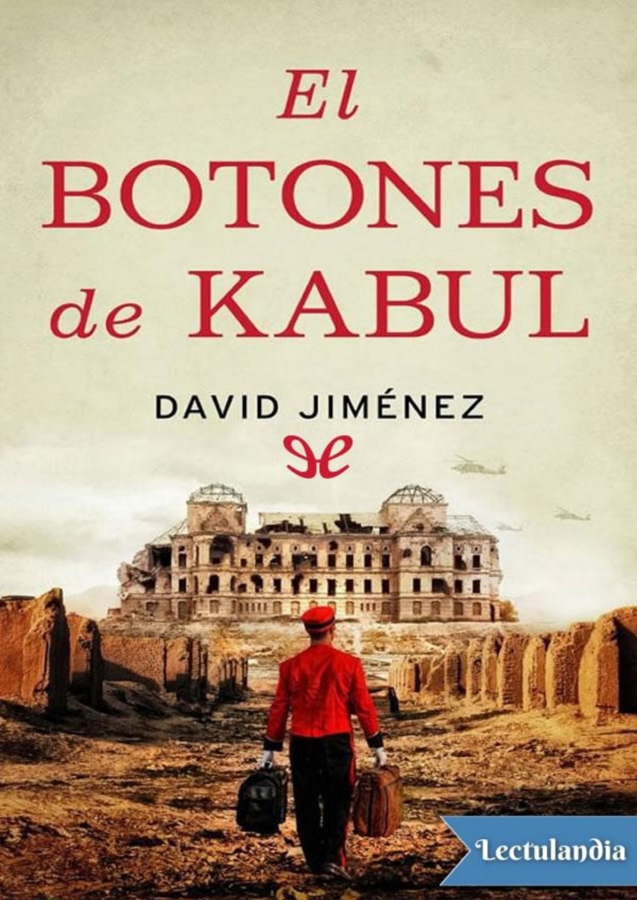 El botones de Kabul de David Jimenez Garcia, portada del libro