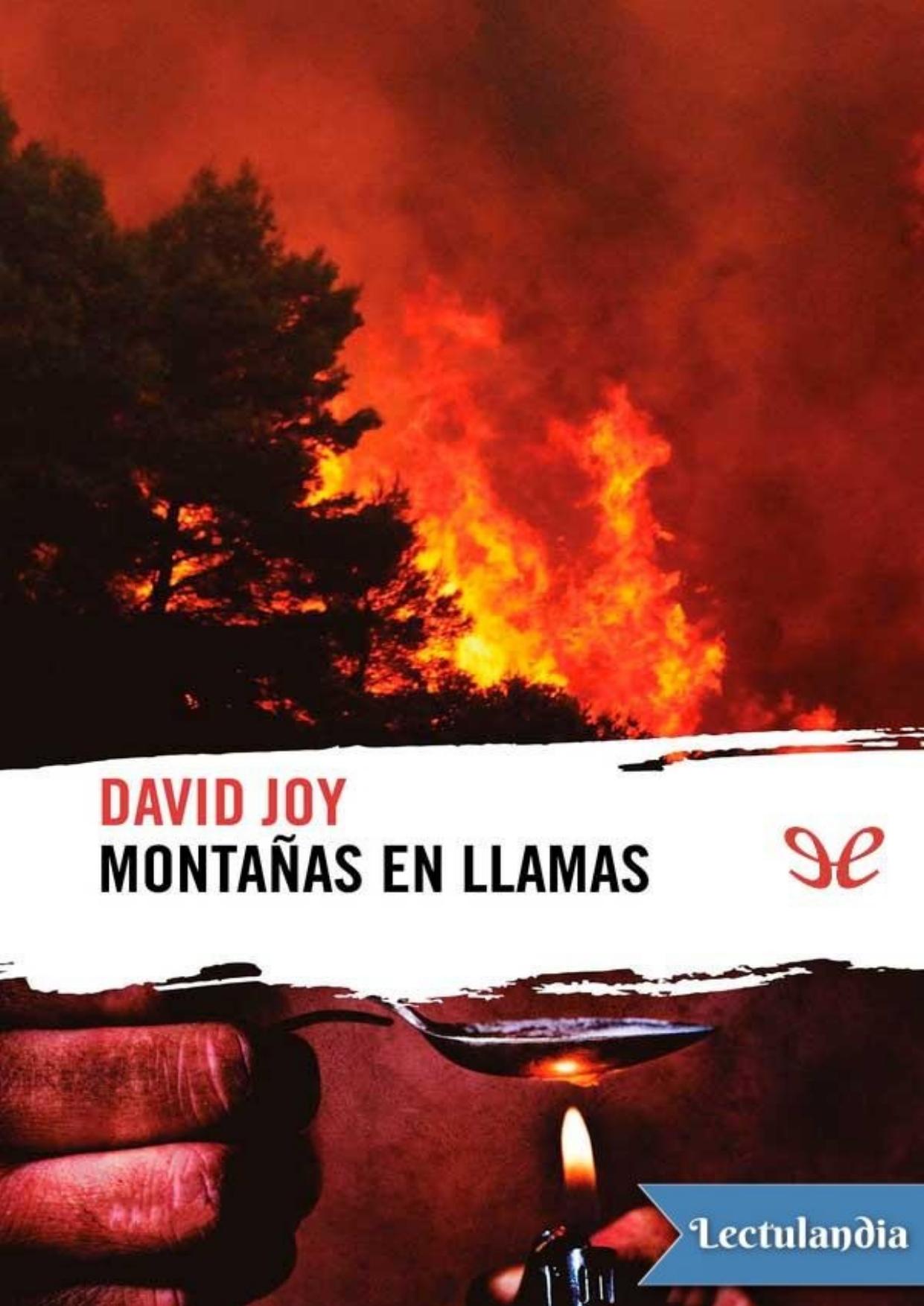 Montañas en llamas de David Joy, portada del libro