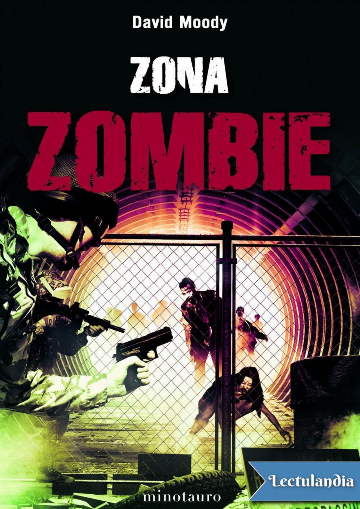 Zona zombie de David Moody, portada del libro
