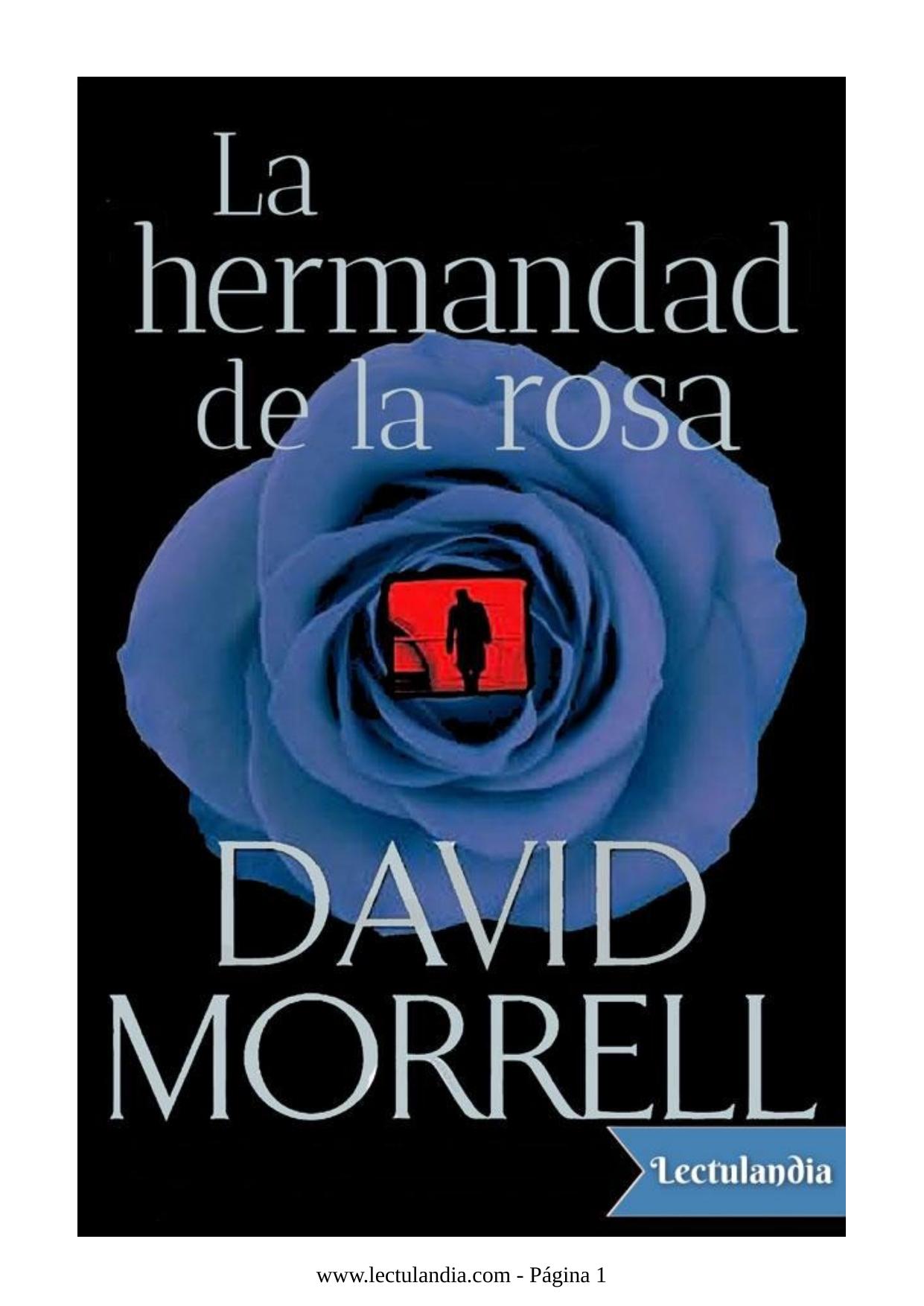 La hermandad de la rosa de David Morrell, portada del libro