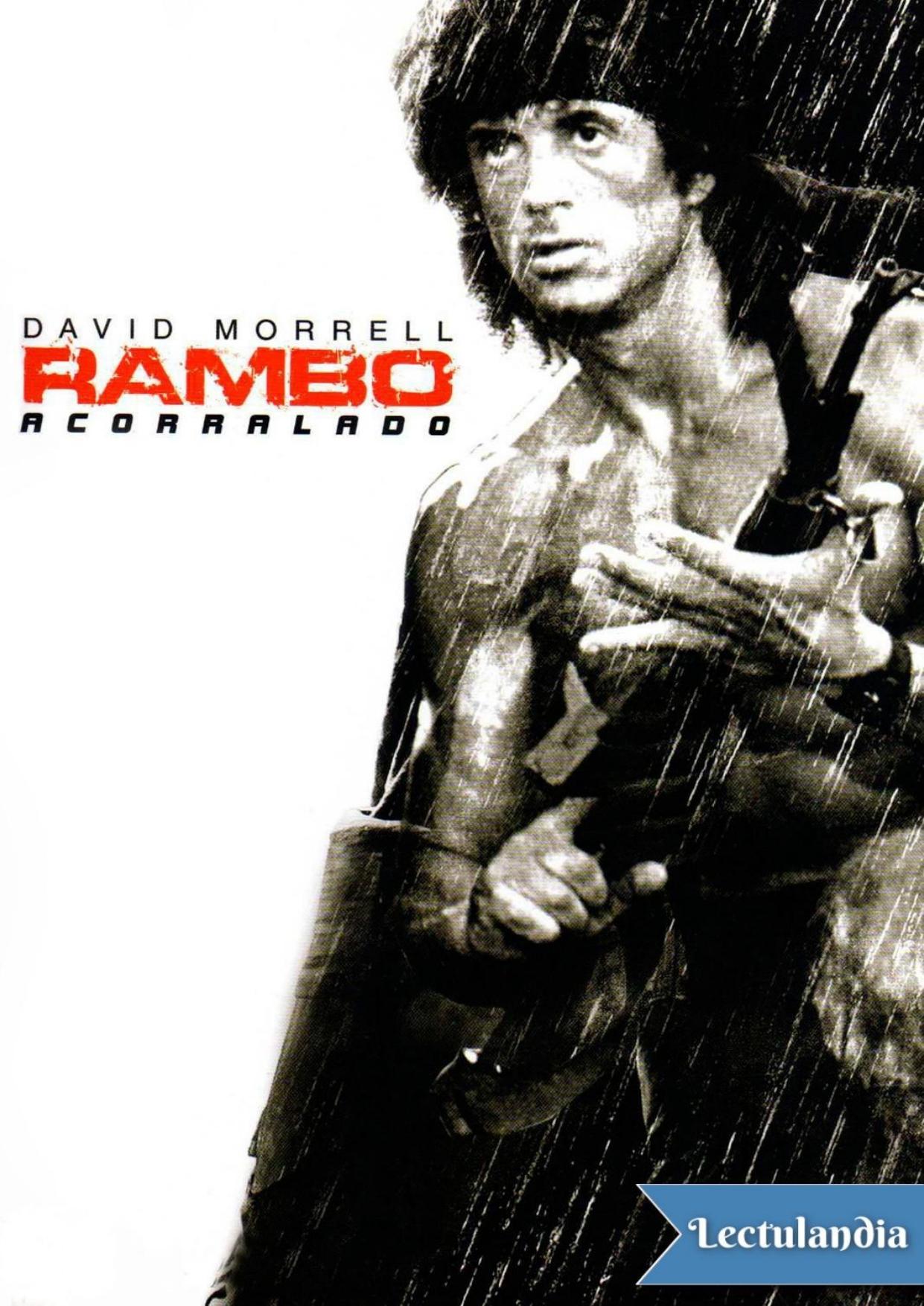 Rambo. Acorralado de David Morrell, portada del libro