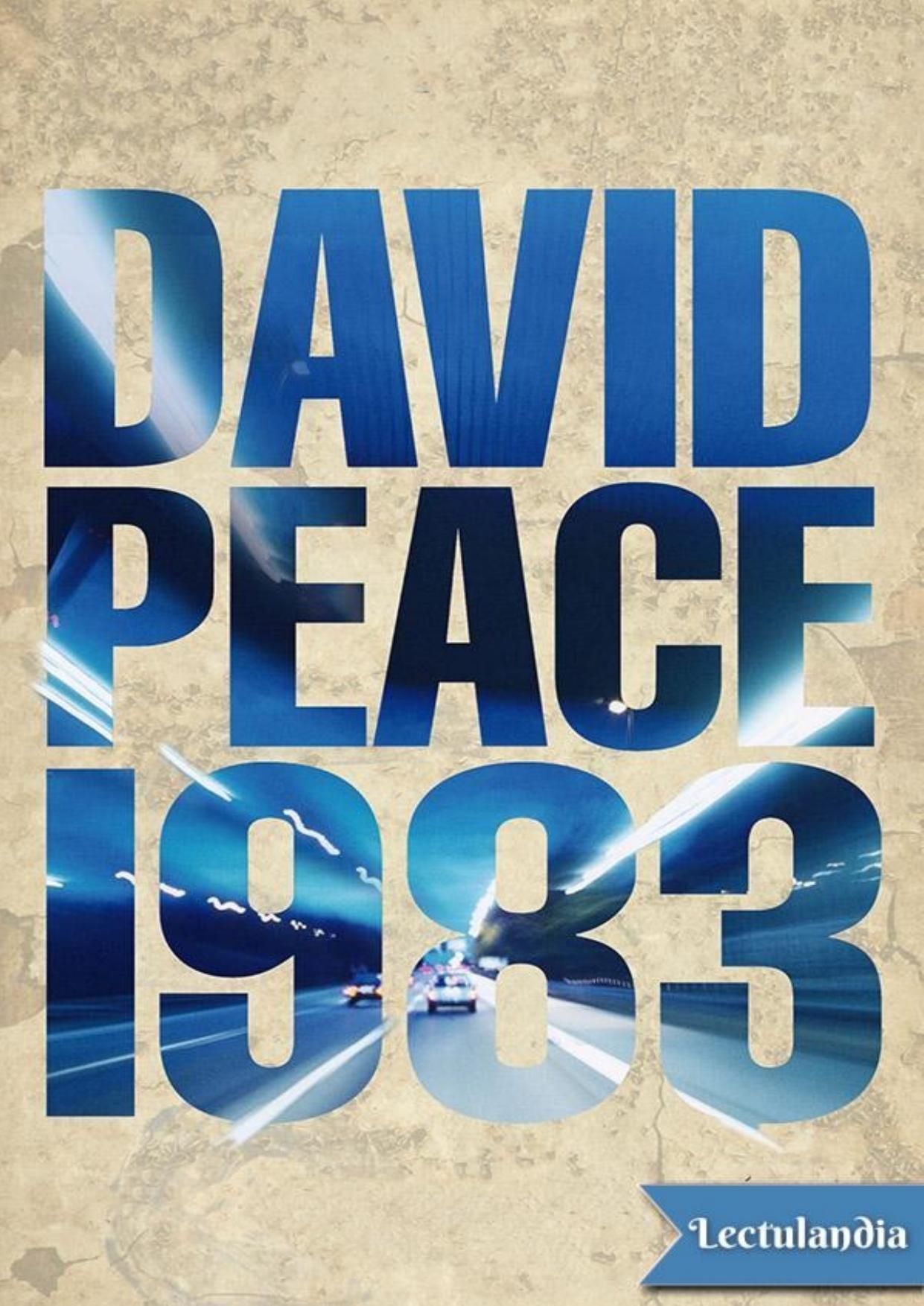 1983 de David Peace, portada del libro