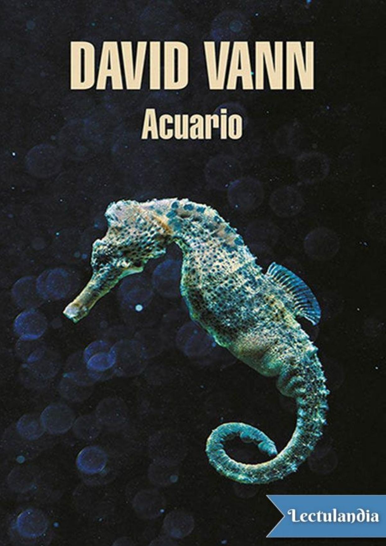Acuario de David Vann, portada del libro