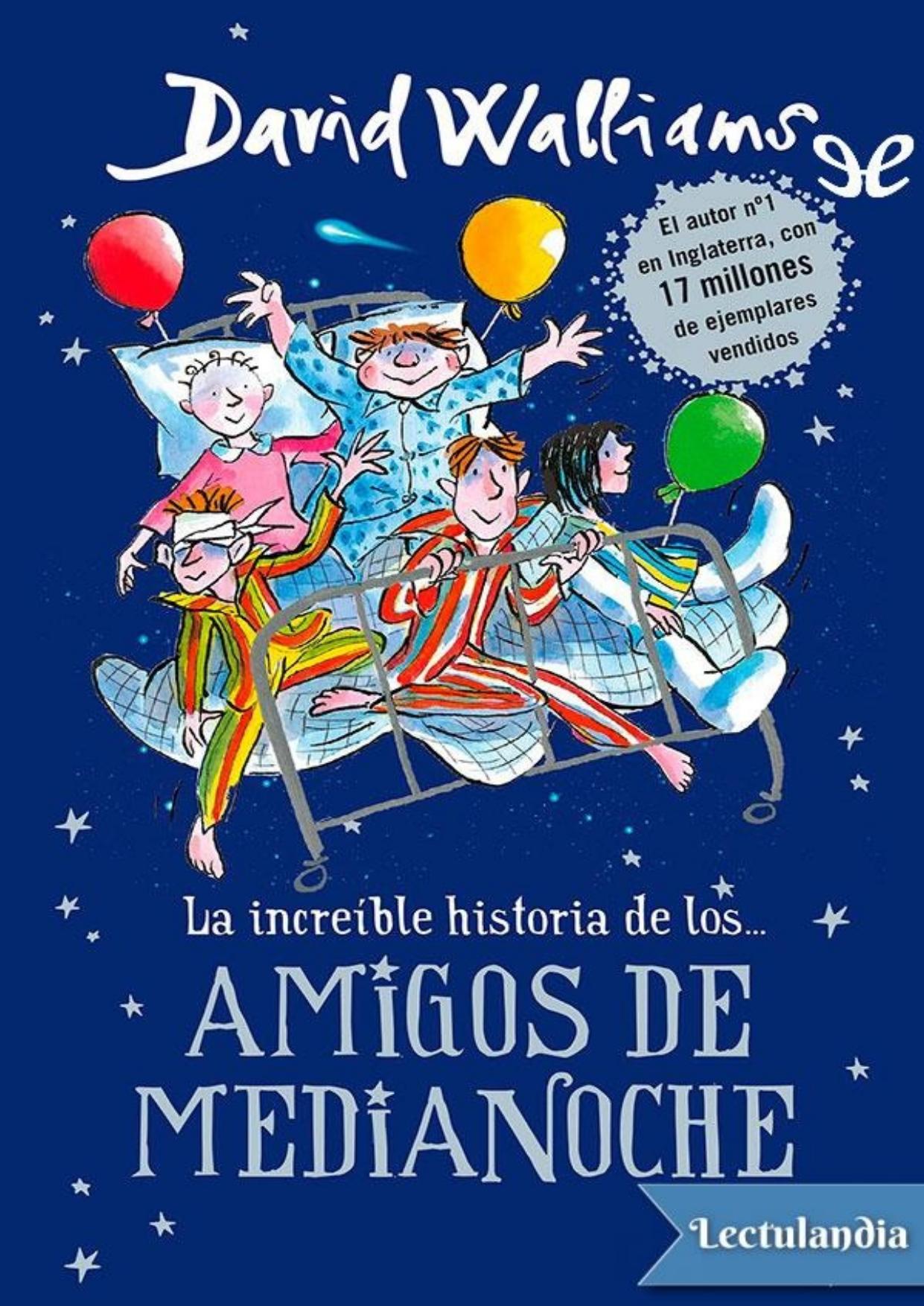 Los amigos de medianoche de David Walliams, portada del libro
