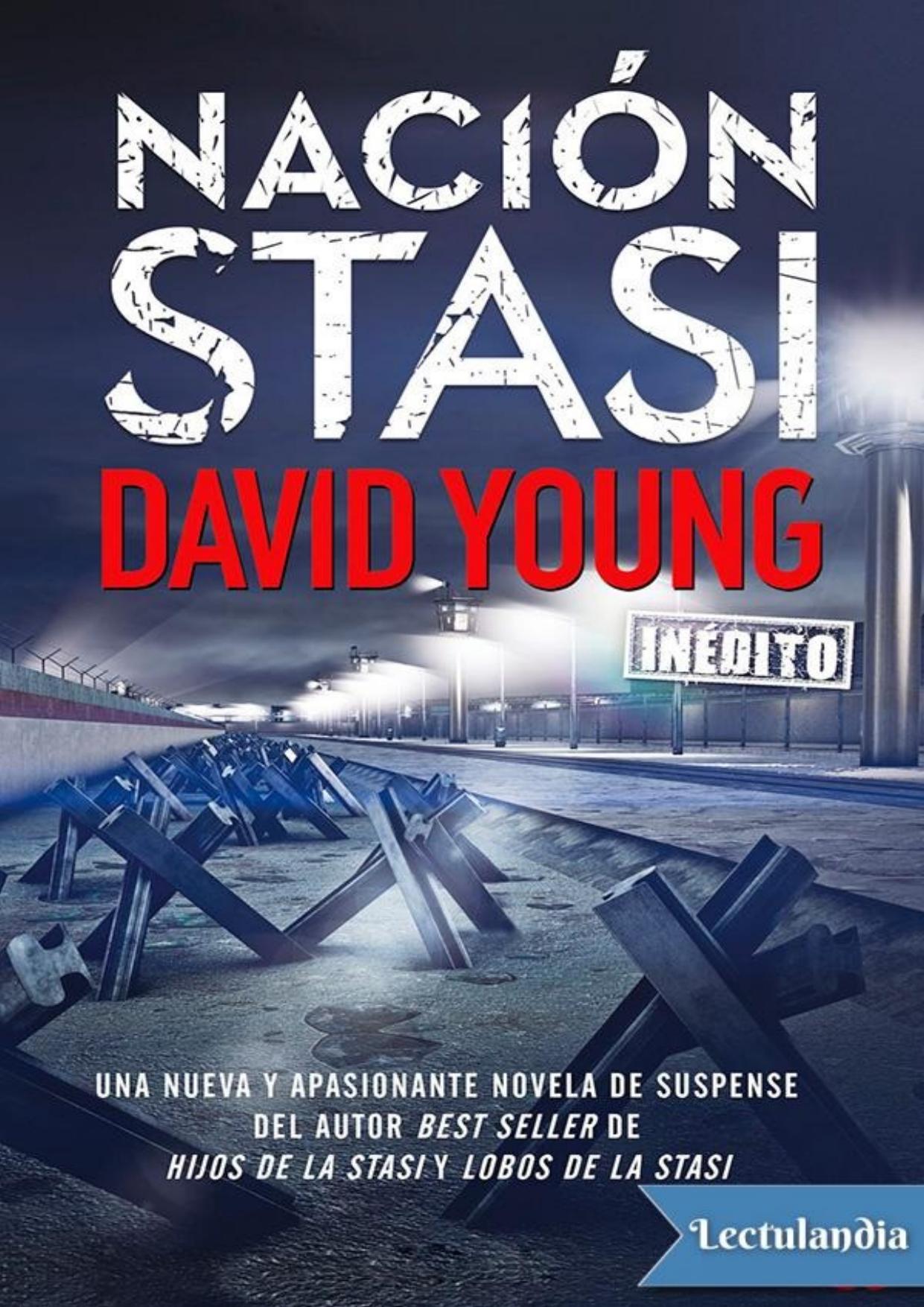 Nación Stasi de David Young, portada del libro