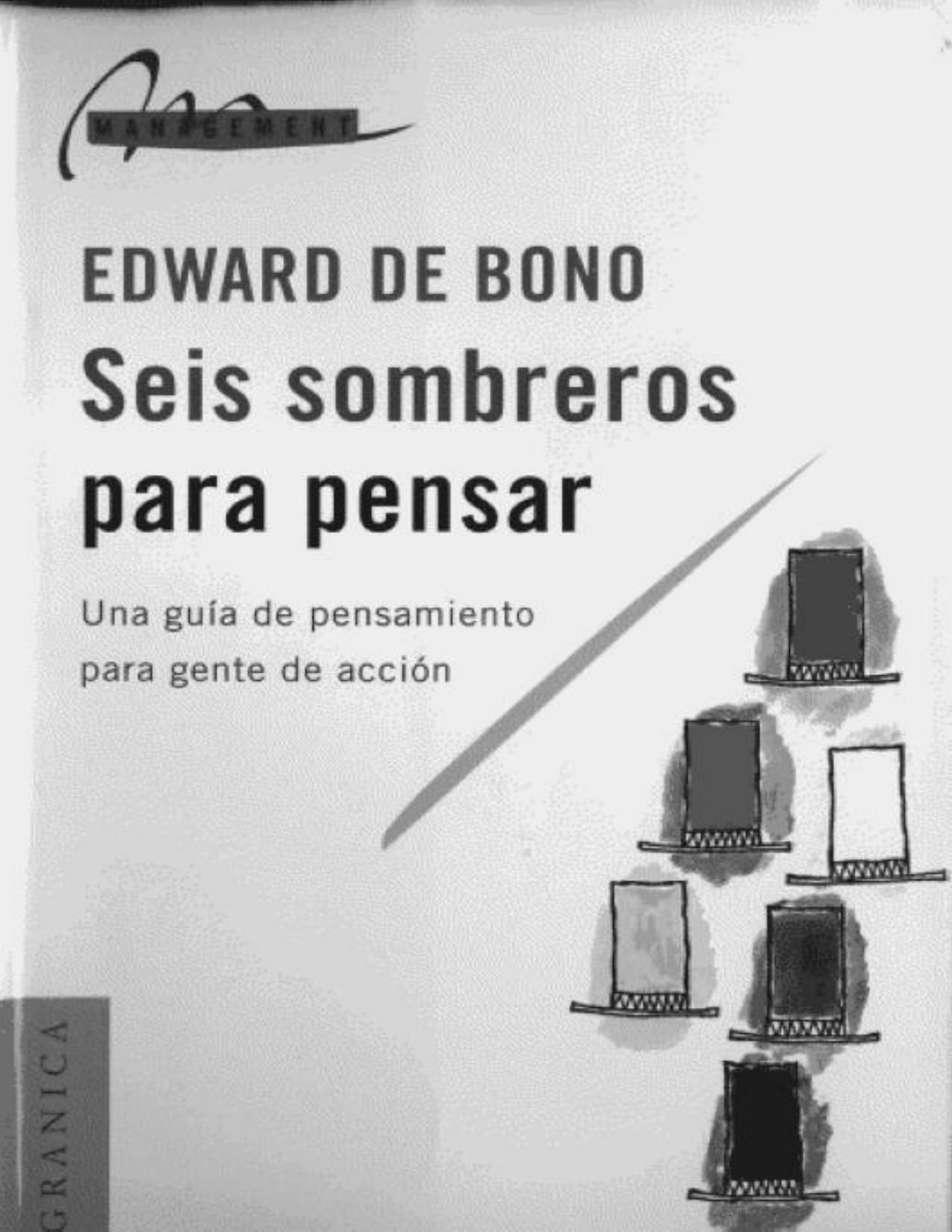 Portada de Seis sombreros para pensar
