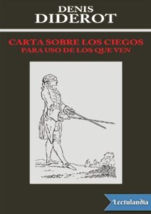 Portada de Carta sobre los ciegos para uso de los que ven