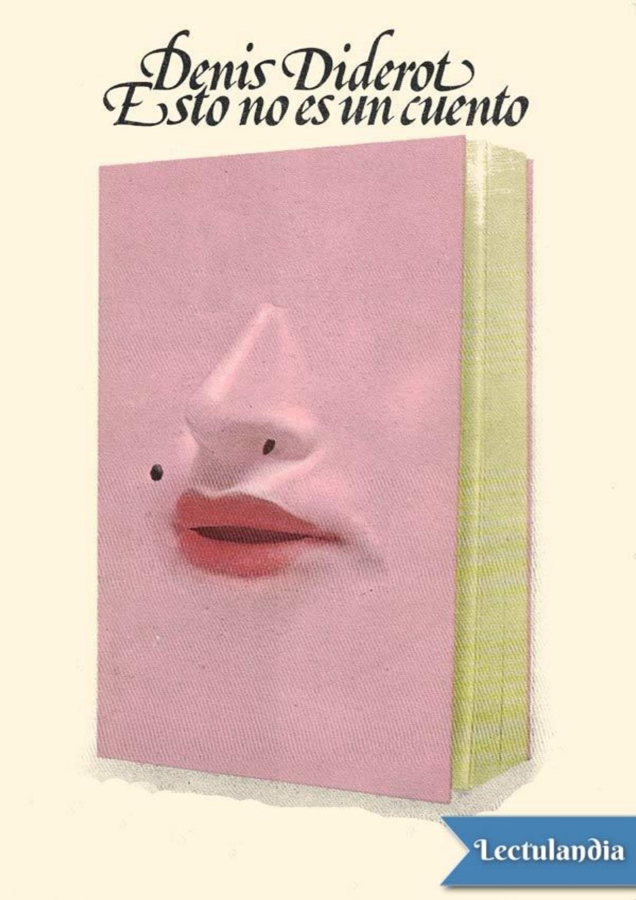 Esto no es un cuento de Denis Diderot, portada del libro