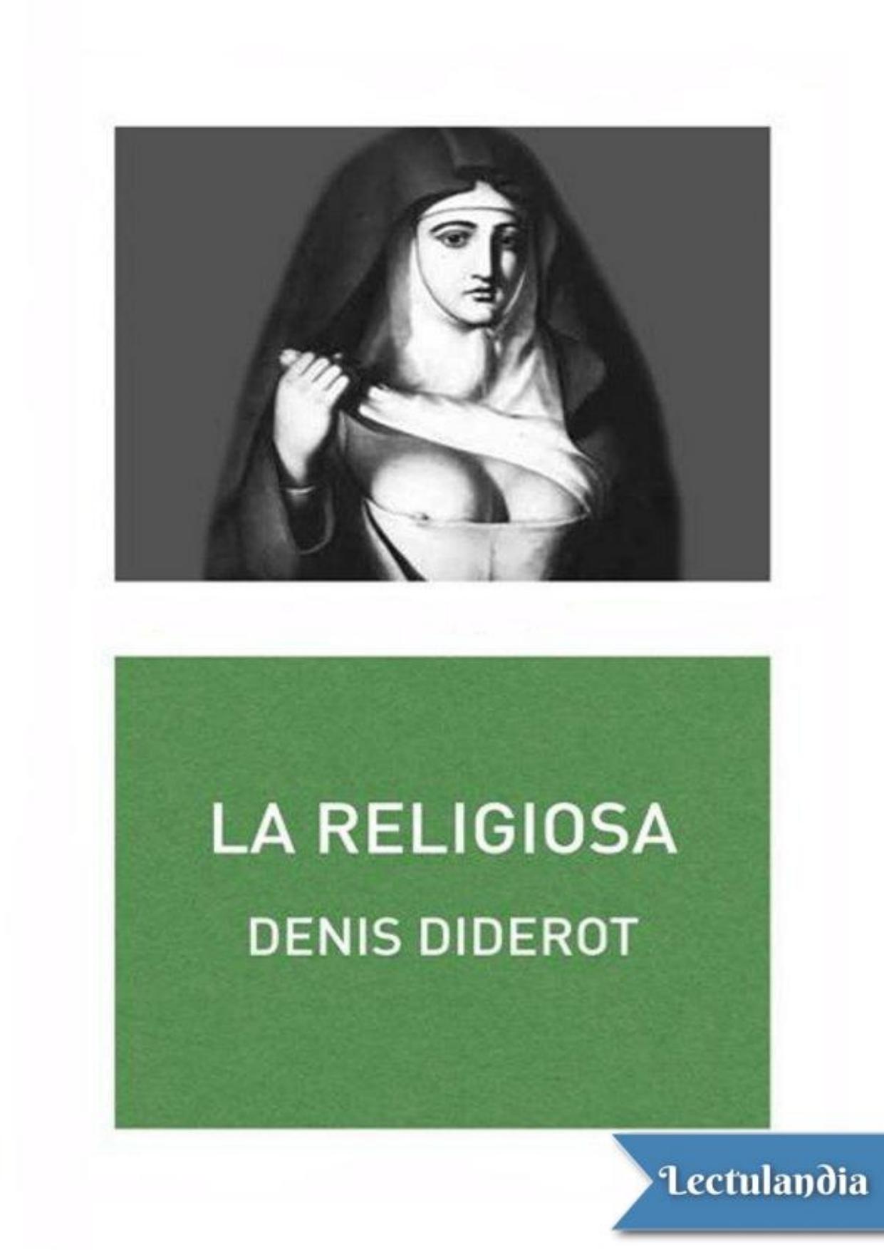 La religiosa de Denis Diderot, portada del libro